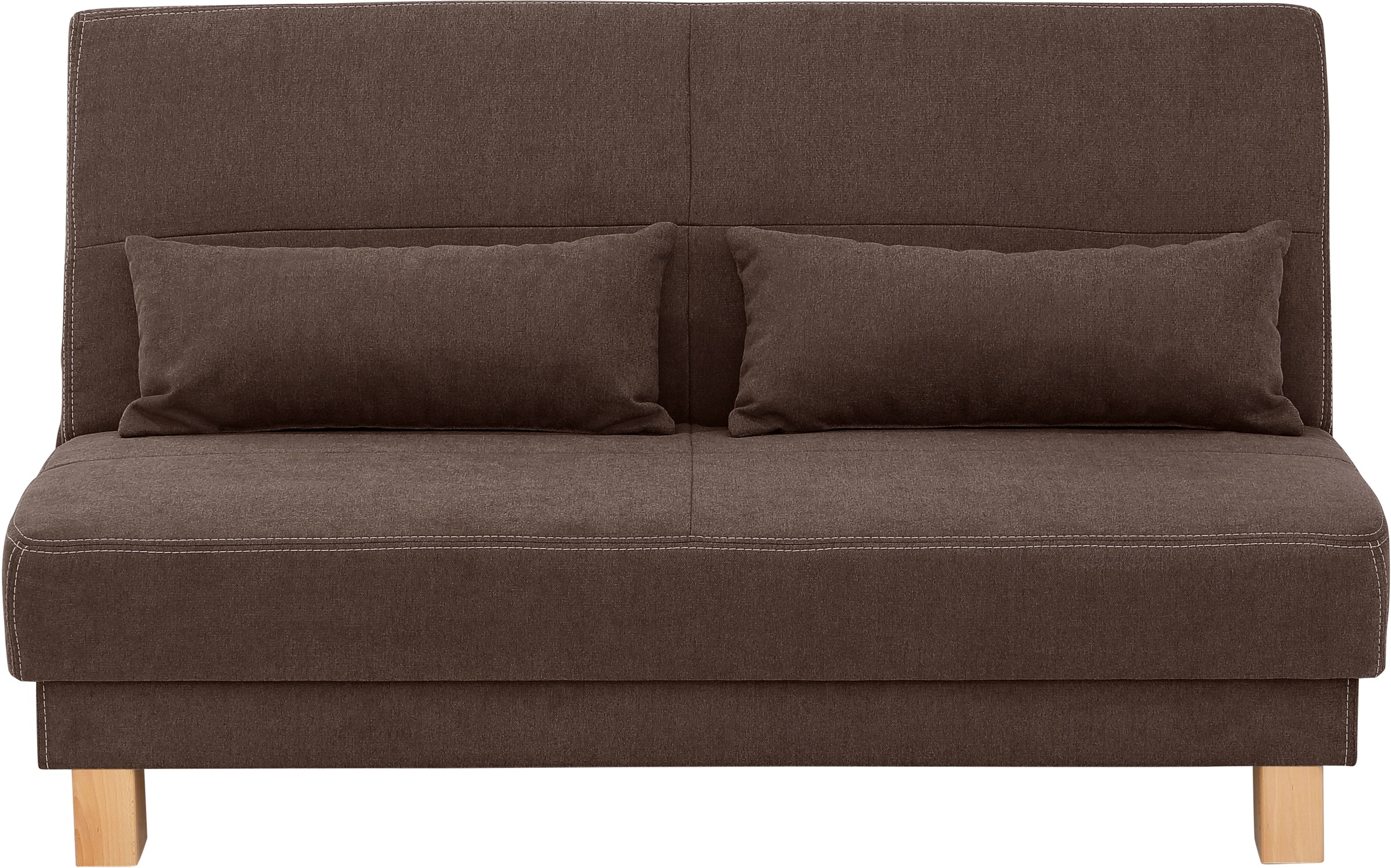 Home affaire Schlafsofa »Gina«, vom Sofa zum Bett mit einem Handgriff, in 4 Breiten, Nierenkissen