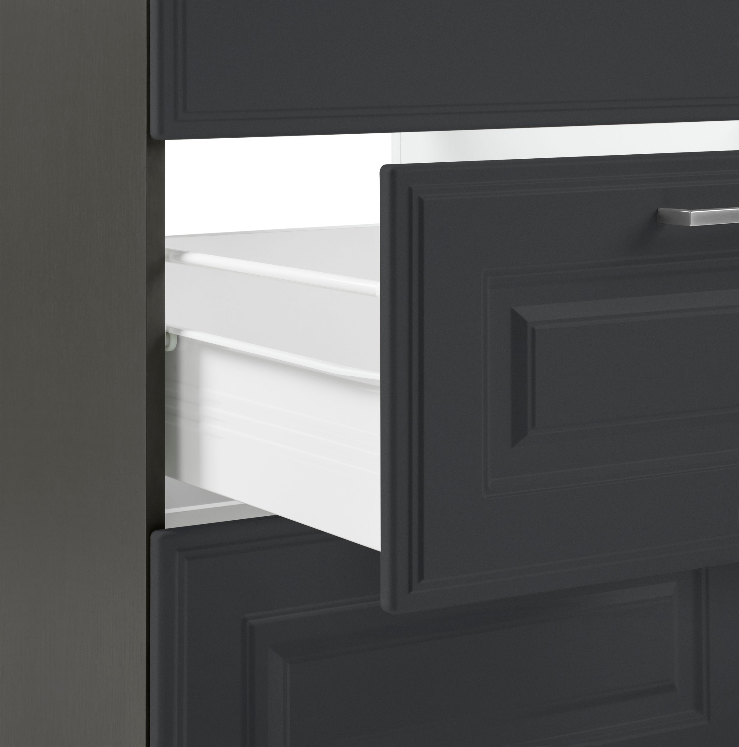 KOCHSTATION Küchenzeile »KS-Stockholm« Breite 360 cm, mit hochwertigen MDF Fronten im Landhaus-Stil