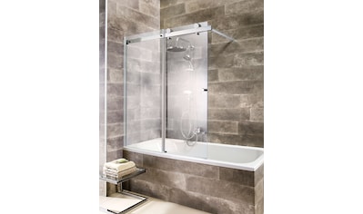 welltime Badewannenaufsatz »Mauritius«, (1 tlg.), Duschwand mit Schiebetür, Glaswand... kaufen