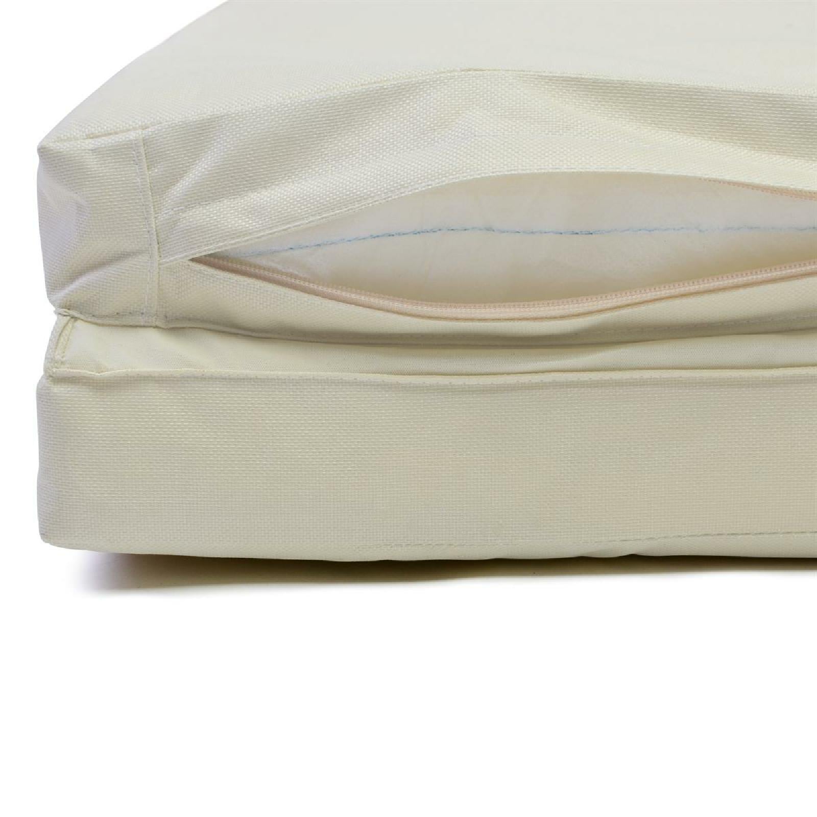 VCM Gartenliege »Auflage für Sonnenliege mit Kopfkissen creme«