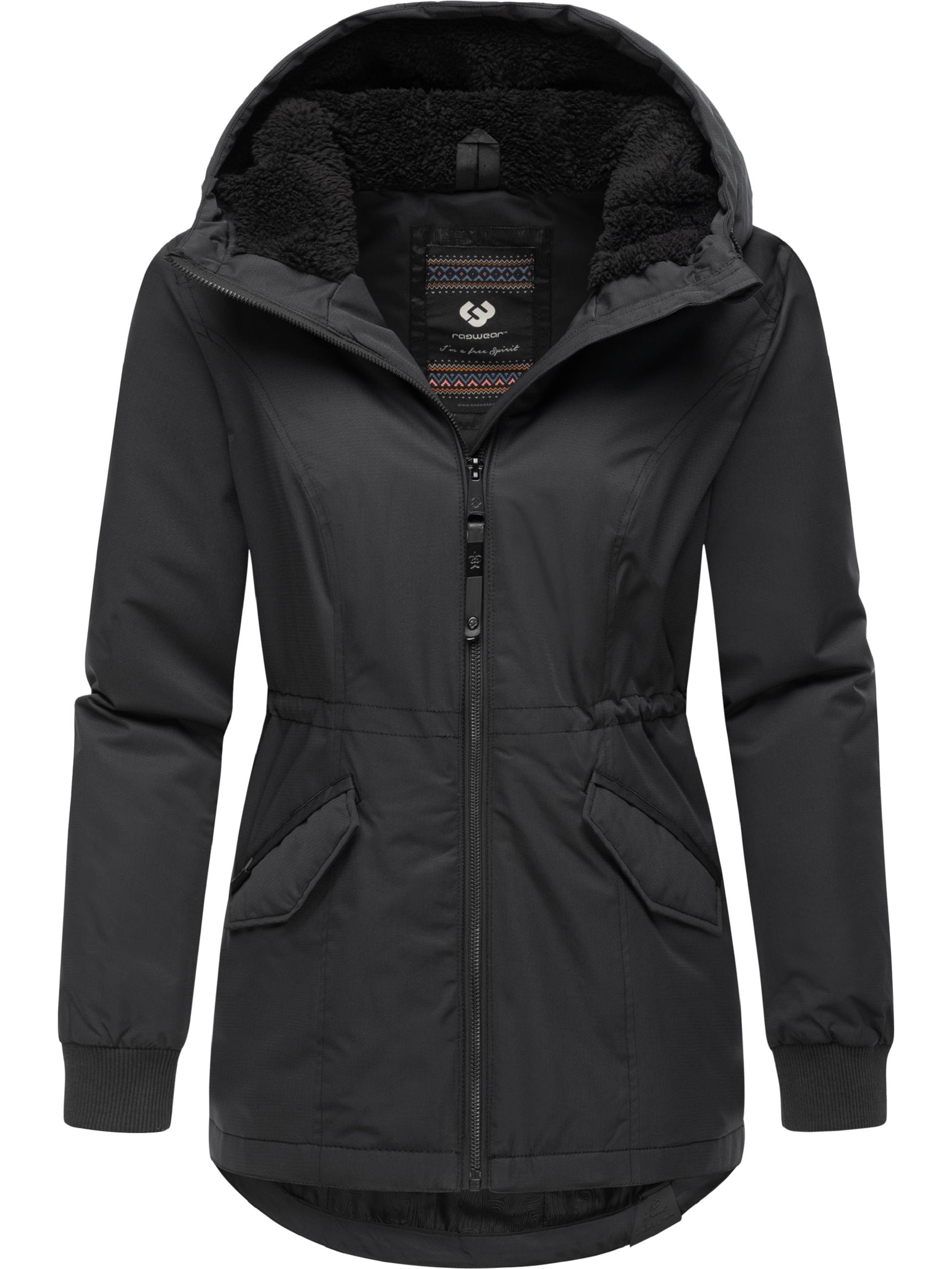 Ragwear Winterjacke »Winterjacke Dowey Warm Rain«, mit Kapuze, Wasserdichte Damen Jacke für den Winter