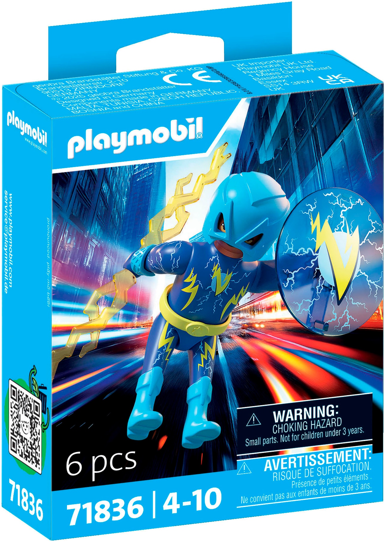 Playmobil® Konstruktions-Spielset »Blitz-Held (71836), Heroes«
