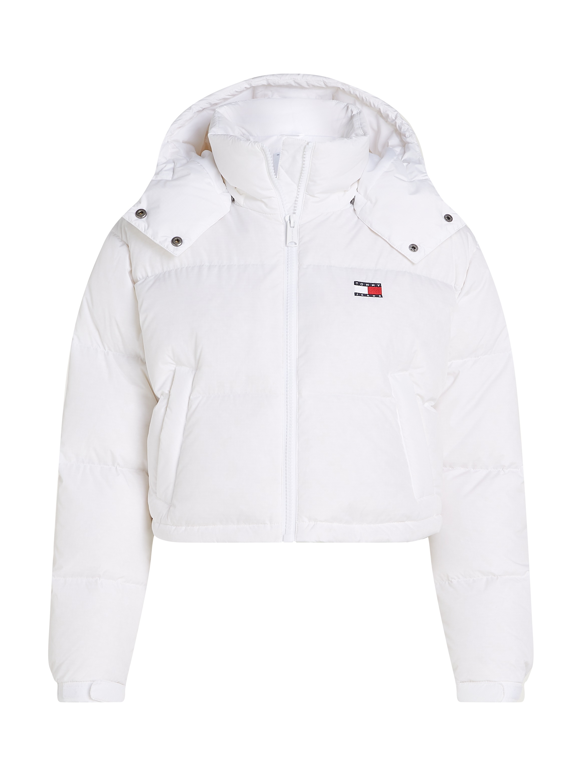 Tommy Jeans Steppjacke »TJW CRP ALASKA PUFFER«, mit Kapuze, mit Logostickereien