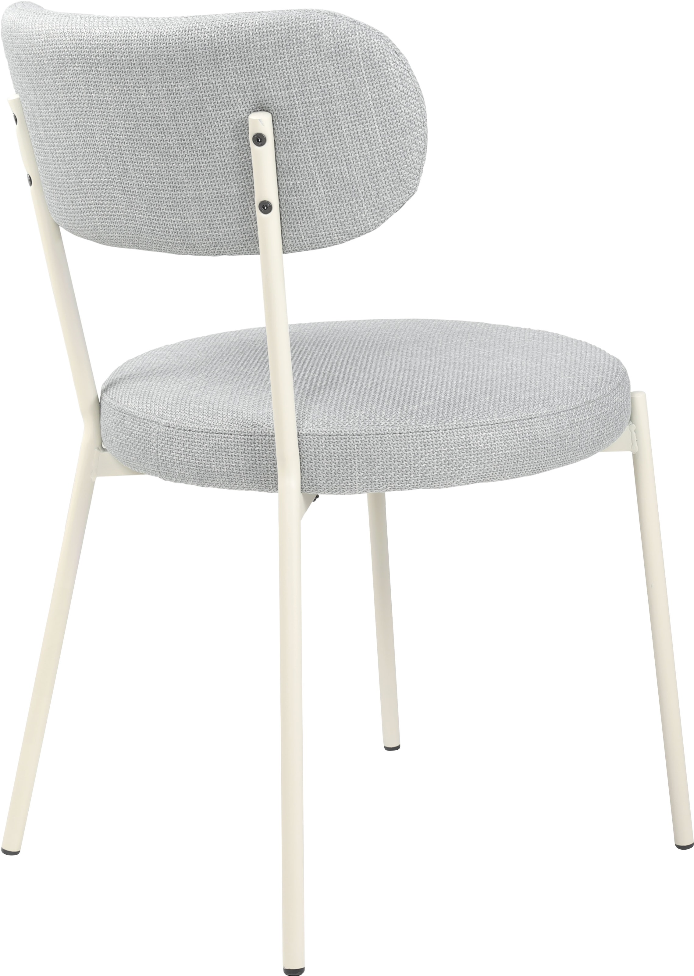TOM TAILOR HOME 4-Fußstuhl »SOFT PAD CHAIR«, (Set), 2 St., Webstoff, Esszimmerstuhl, 4-Fußgestell, mit Rückenausschnitt