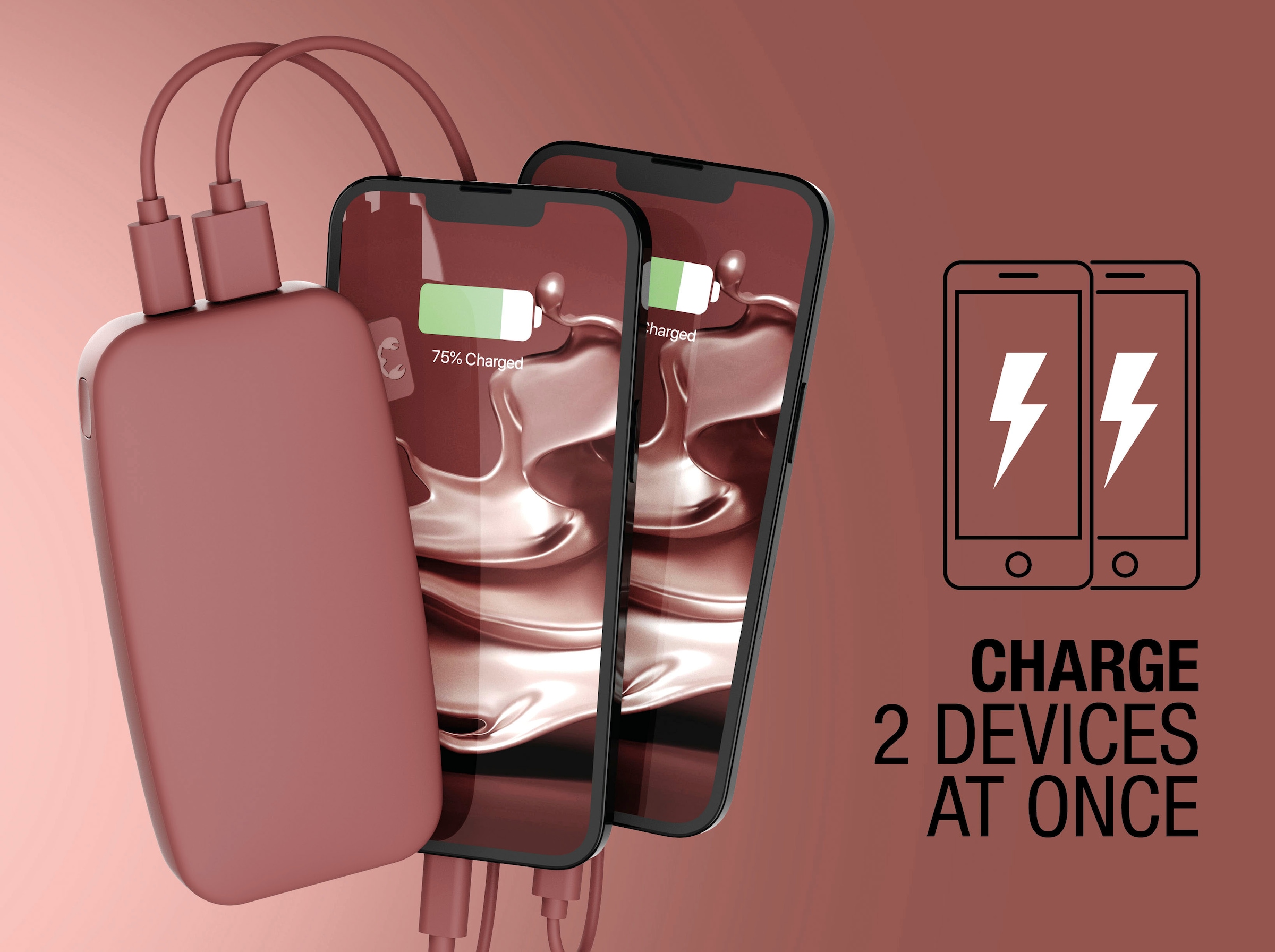 Fresh´n Rebel Powerbank »Power Pack 12000mAh mit USB-C, Ultra Fast Charge & 20W PD«