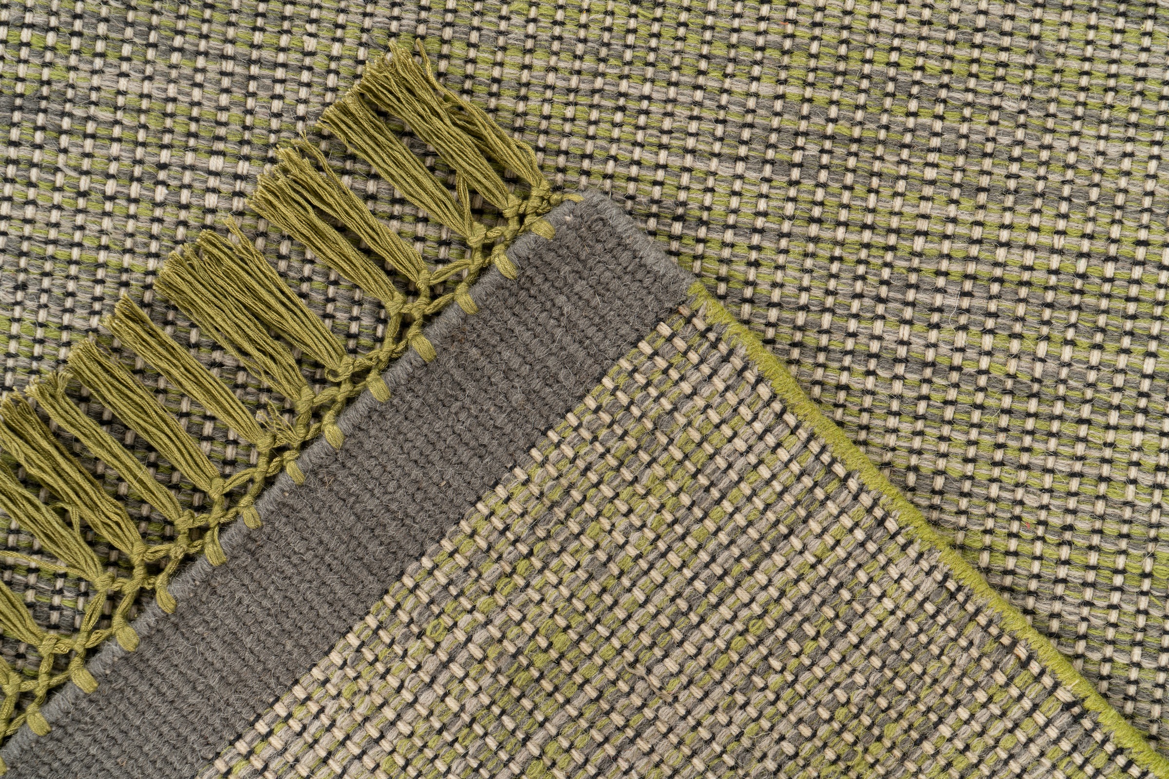 Arte Espina Teppich »Nomad 8064« rechteckig 11 mm Höhe Handgemachter Fransenteppich in neutralem Design