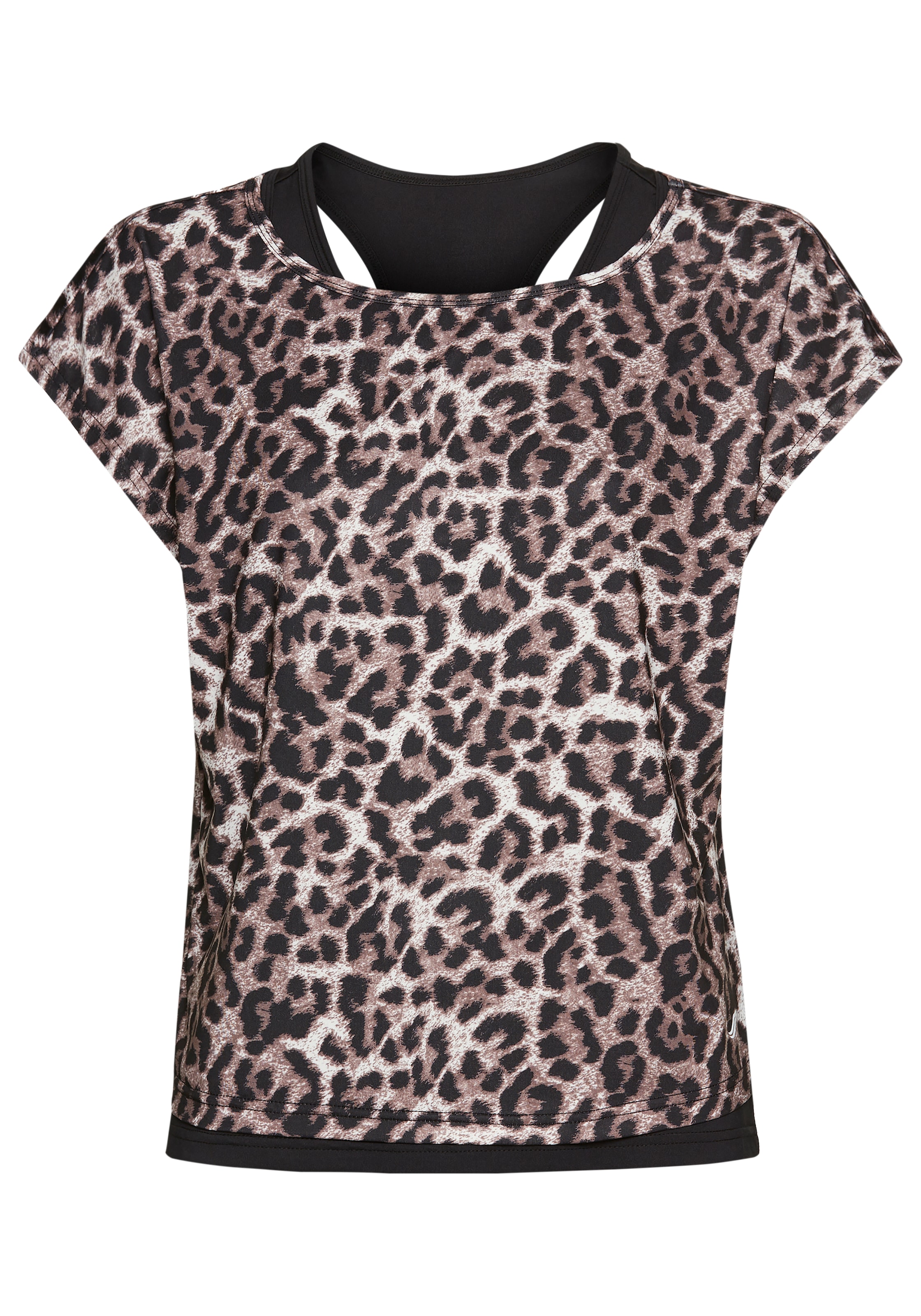 FAYN SPORTS Funktionsshirt, (Set, 2), mit coolem Print und Top auch in großen Größen