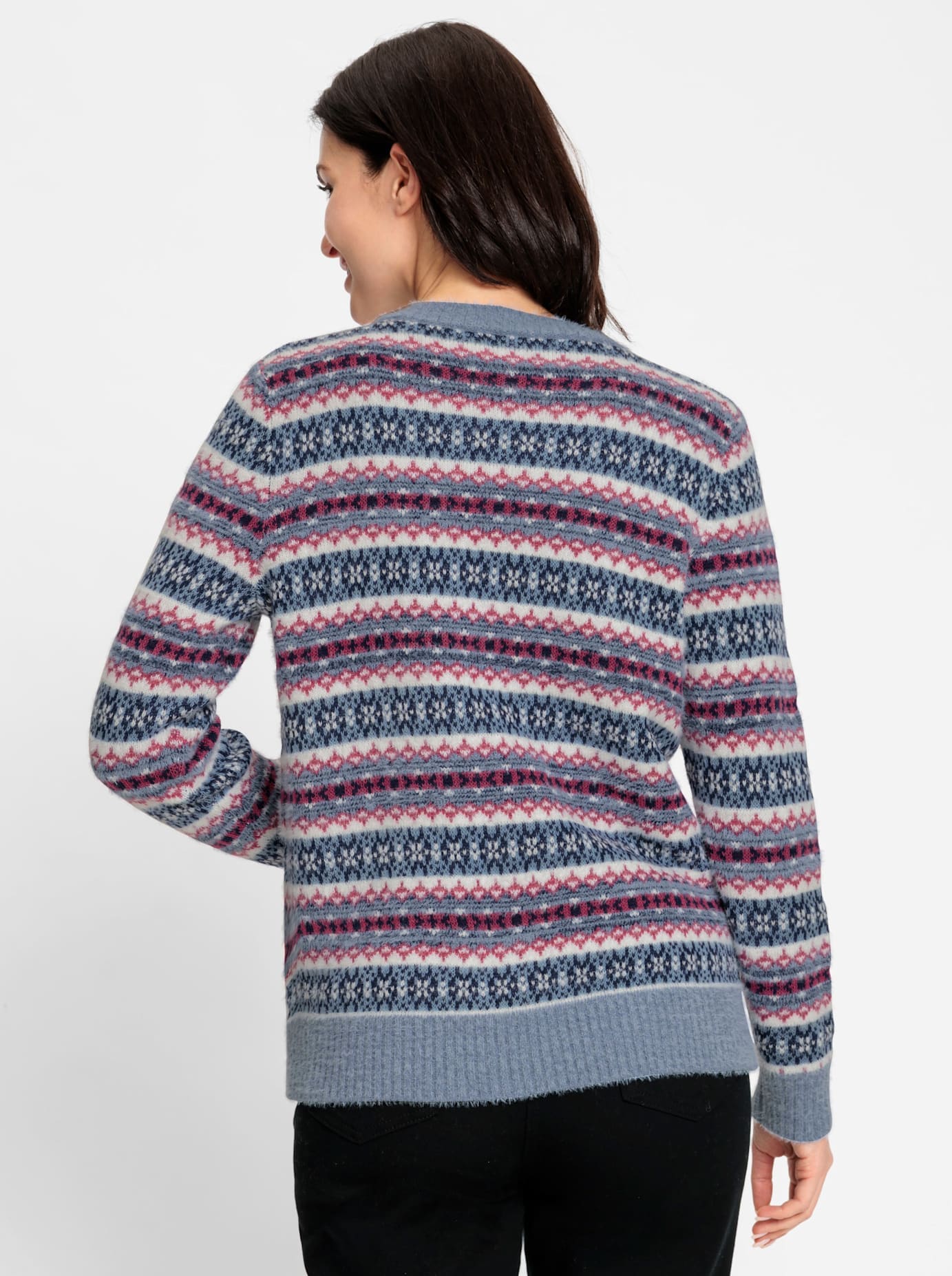 Inspirationen Jacquardstrickjacke