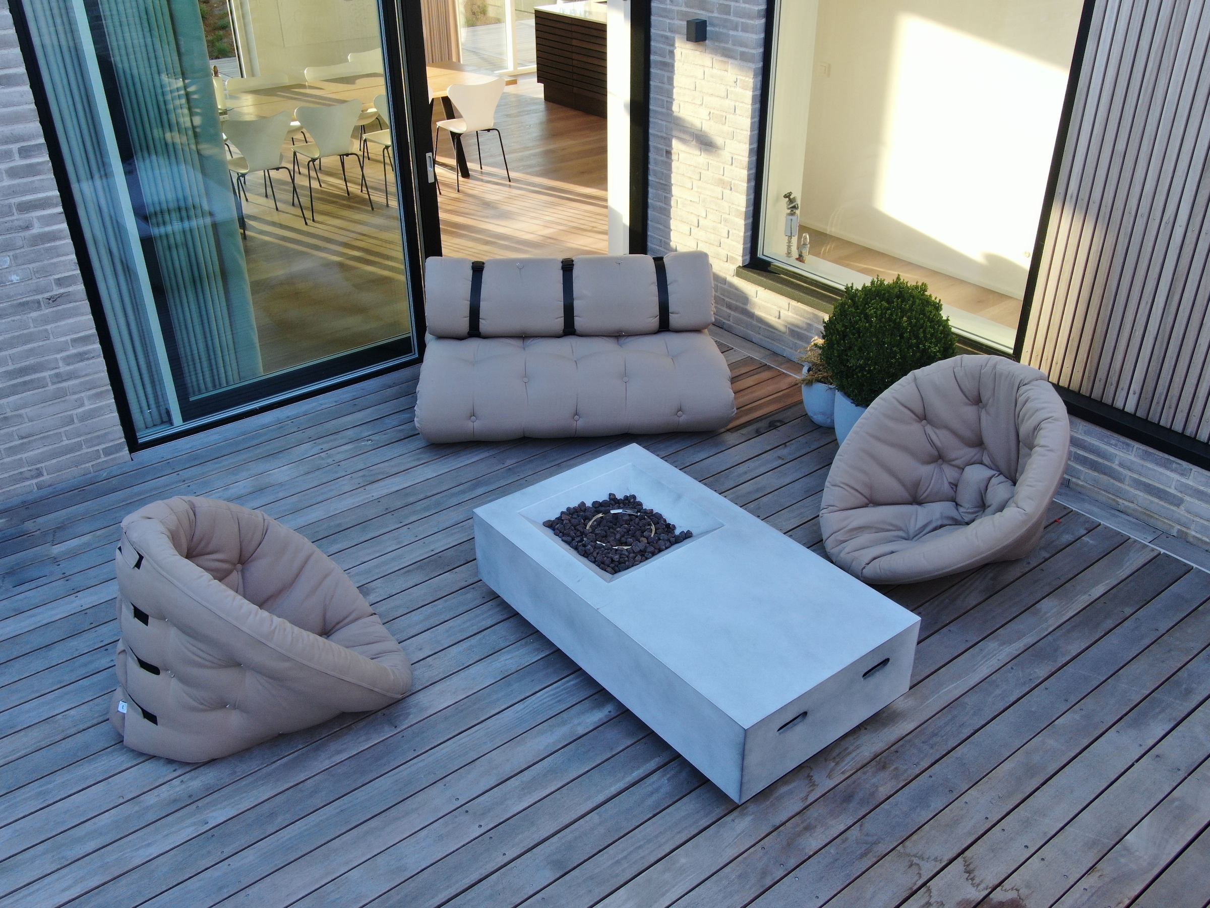 Karup Design Loungesofa »BUCKLE-UP Sofa out™, Loungesofa in Schlafplatz verwandelbar« Outdoor geeignet, Schmutz- und Wasserabweisend, Made in Europe