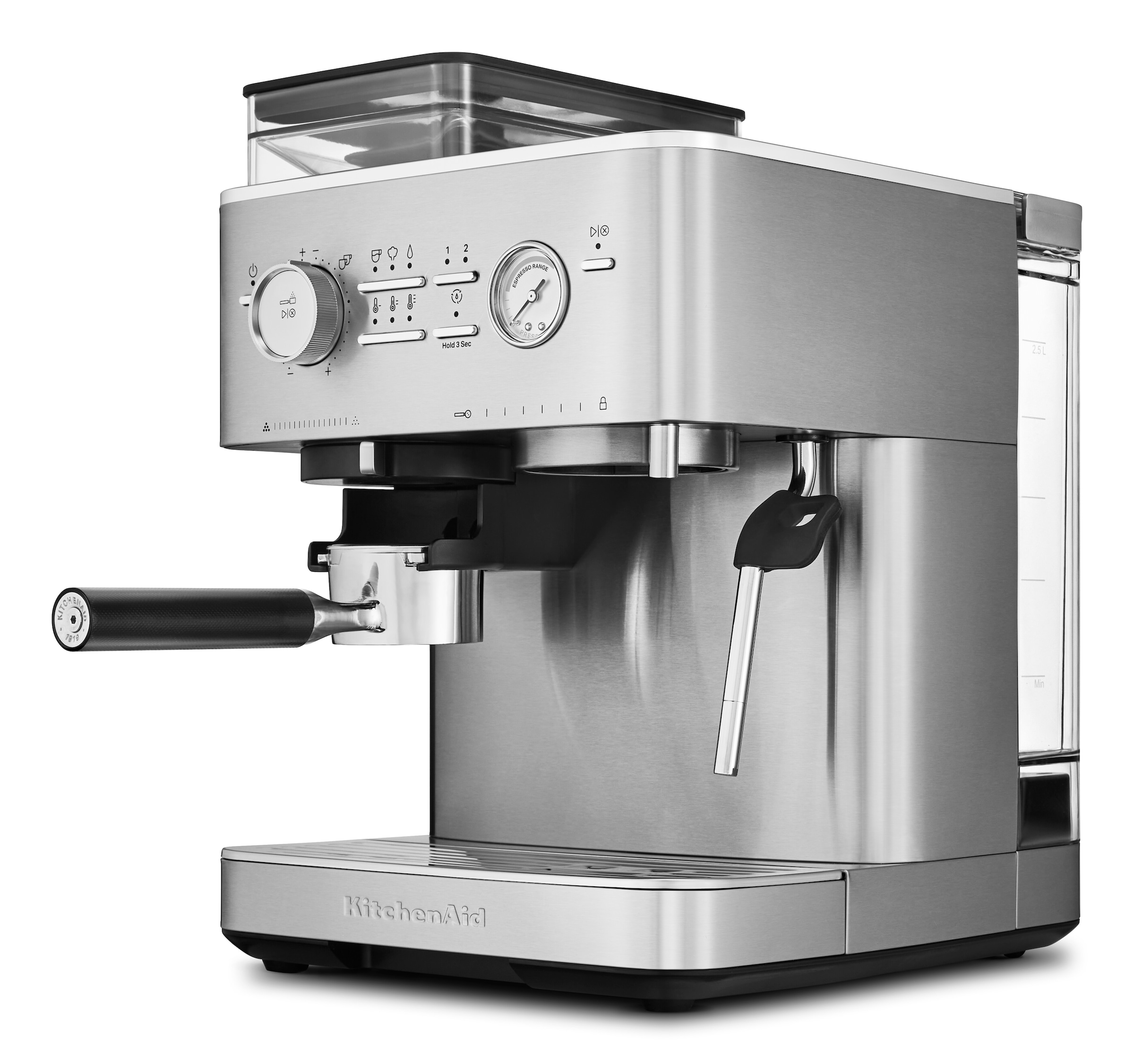 KitchenAid Espressomaschine »5KES6551EBK«, Siebträger mit Mühle