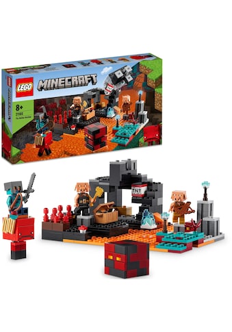 LEGO® Konstruktionsspielsteine »Die Netherbastion (21185), LEGO® Minecraft«, (300... kaufen