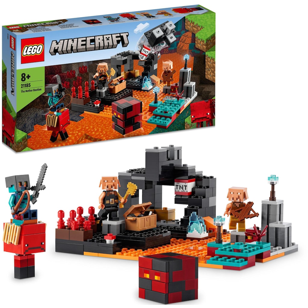LEGO® Konstruktionsspielsteine »Die Netherbastion (21185), LEGO® Minecraft«, (300 St.)