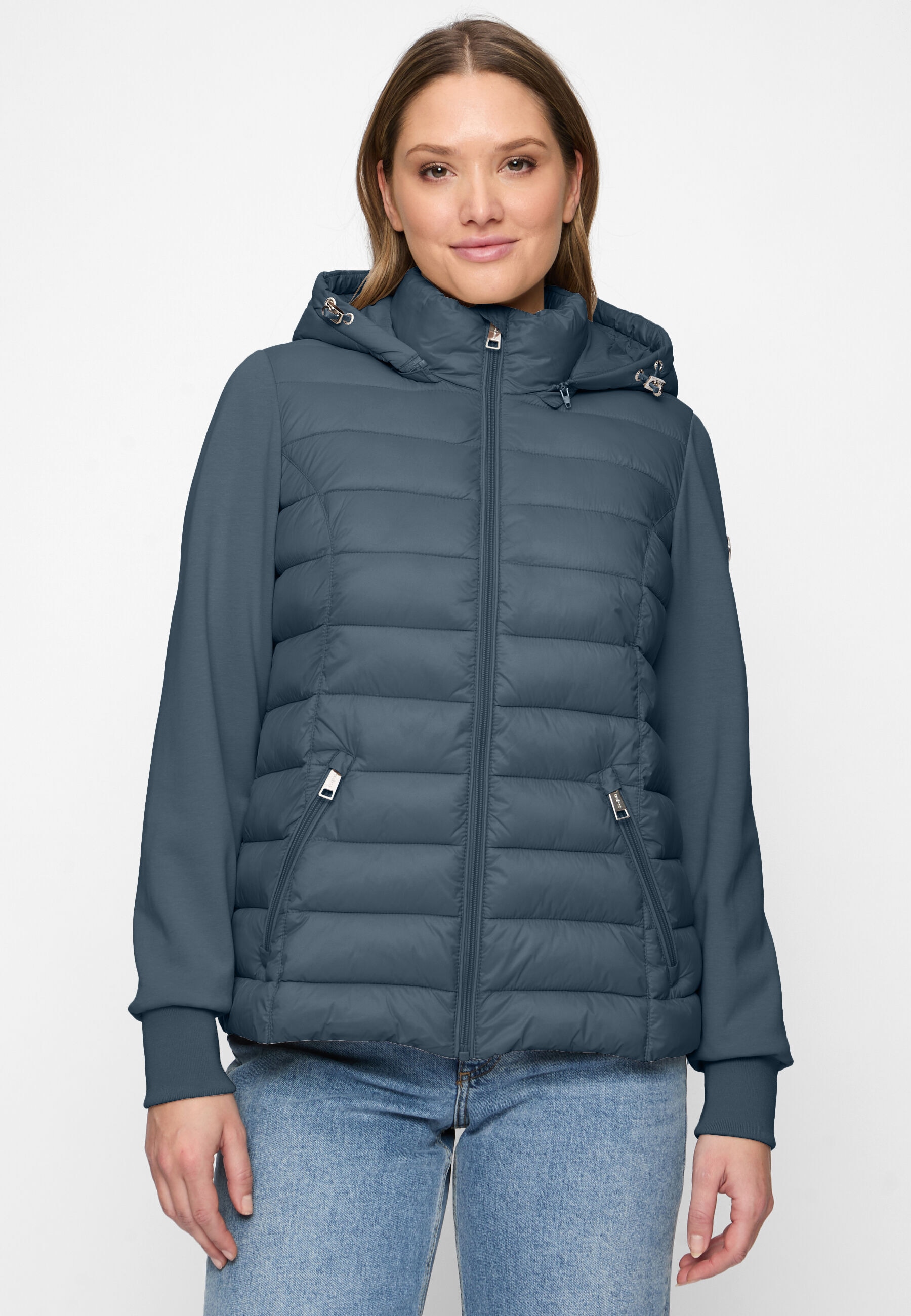 New View Steppjacke »Sophia« mit Kapuze mit weitenregulierbarer Kapuze