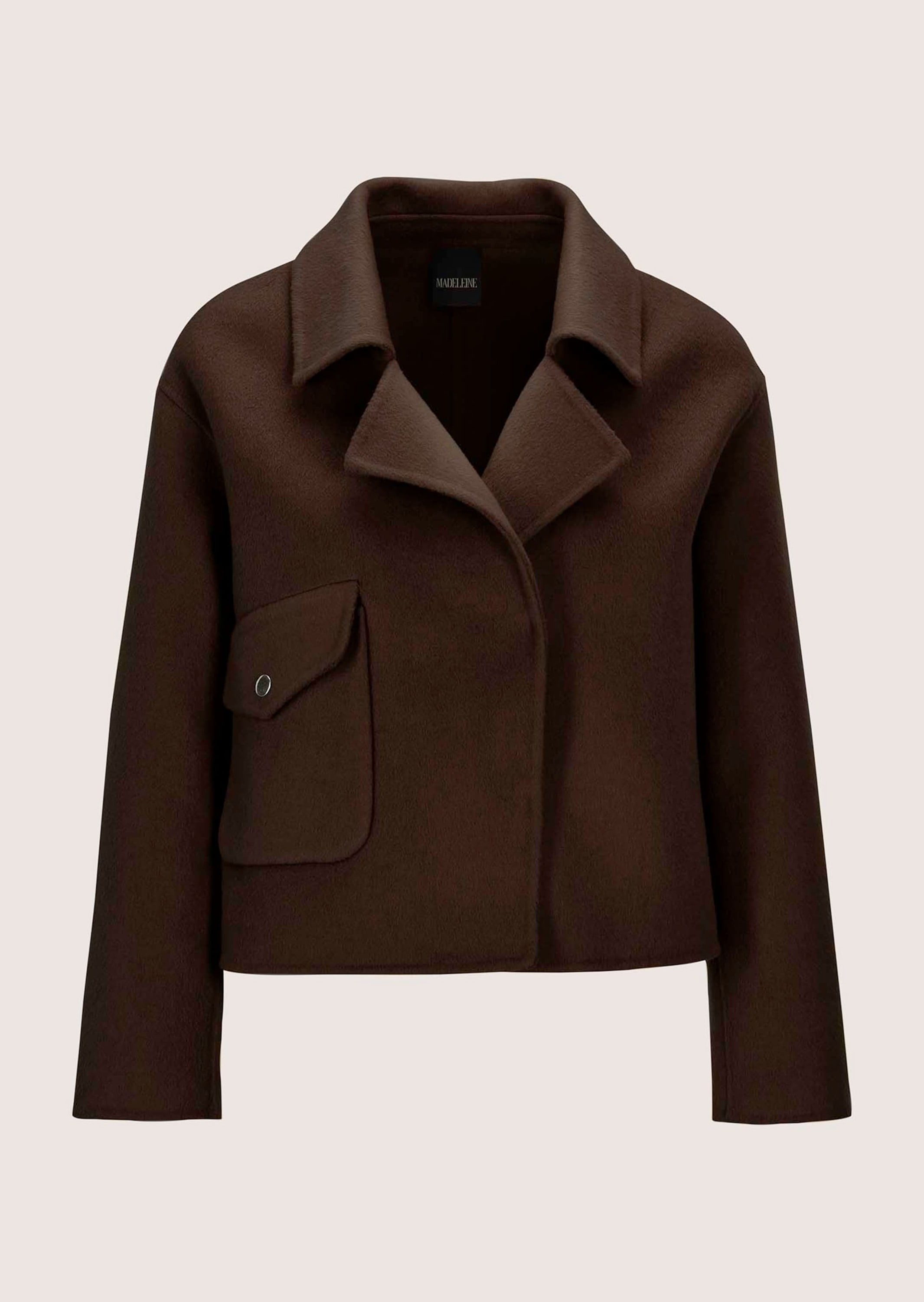 MADELEINE Kurzjacke »Doubleface-Jacke aus Wolle Jas. Zuiver wol« Doublefaceverarbeitung