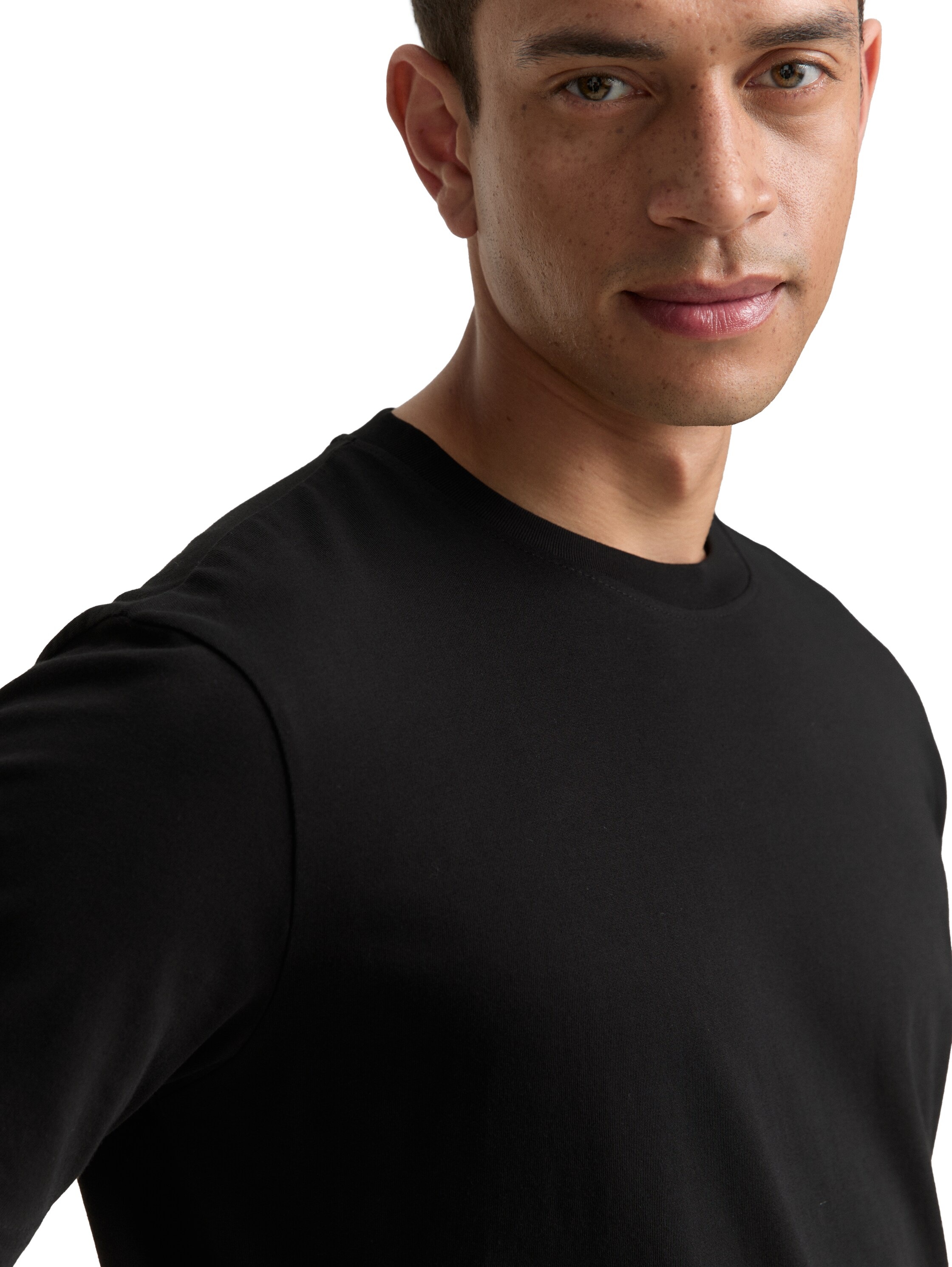 TOM TAILOR T-Shirt, (Packung, 2 tlg.), mit Logo Print