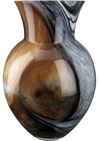 GILDE Tischvase »Draga, Höhe ca. 26 cm«, (1 St.), dekorative Vase aus Glas, Blumenvase kaufen