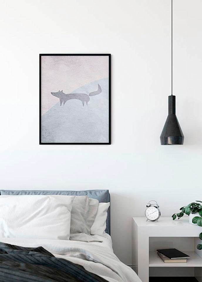 Komar Bild »Wild and Free Fox« Tiere 1 Stk. tlg. Wandbild zur Dekoration - ohne Rahmen