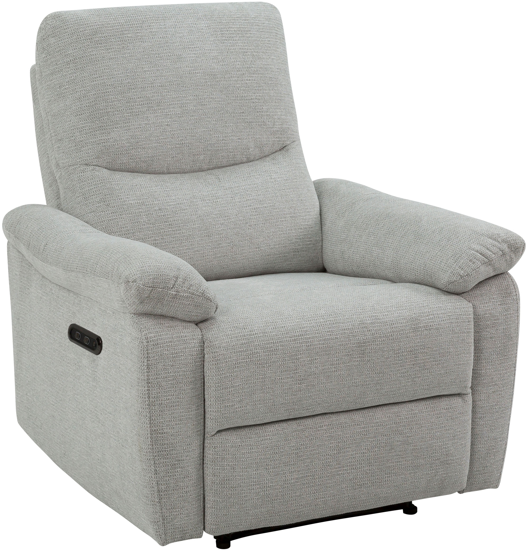 Home affaire Relaxsessel »ODILON, TV-Sessel mit Relax- und Liegefunktion, Struktur-Bezug«, manuelle und elektrische Funktion (mit USB A/C), Federkern-Polsterung