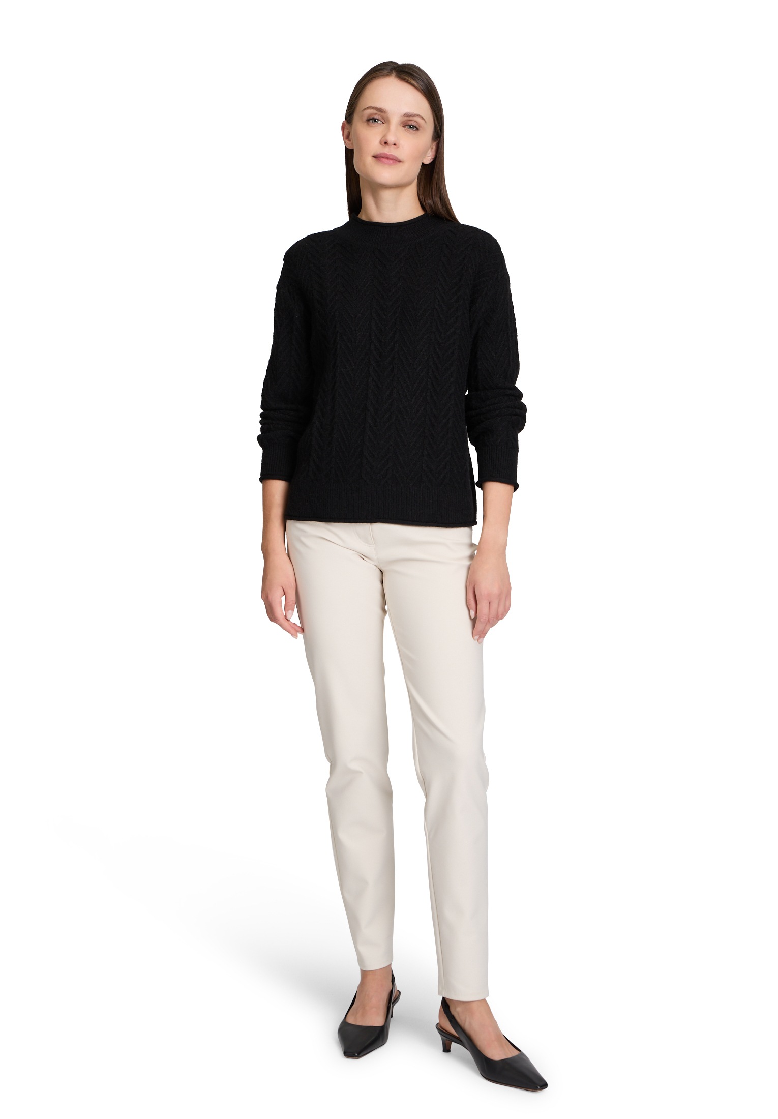Betty Barclay Rundhalspullover »Grobstrick-Pullover mit Struktur«