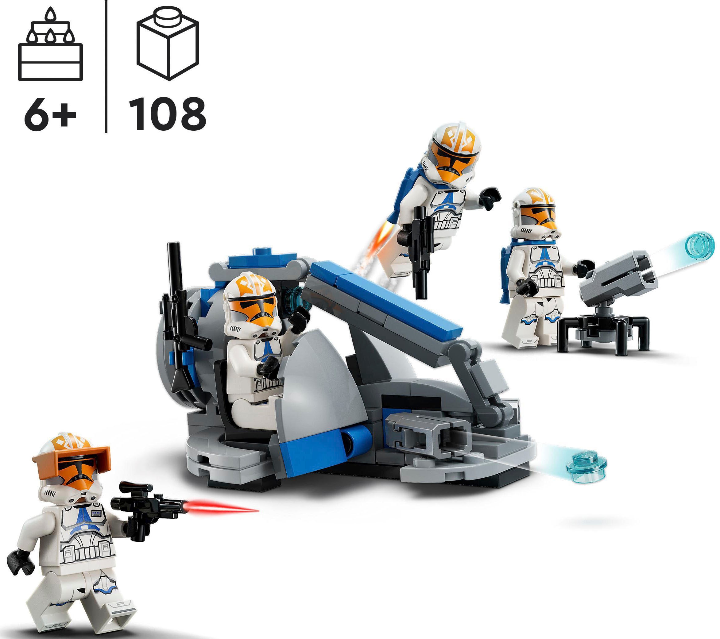 LEGO® Konstruktionsspielsteine »Ahsokas Clone Trooper der 332. Kompanie (75359), LEGO® Star Wars™«, (108 St., Battle Pack), Made in Europe