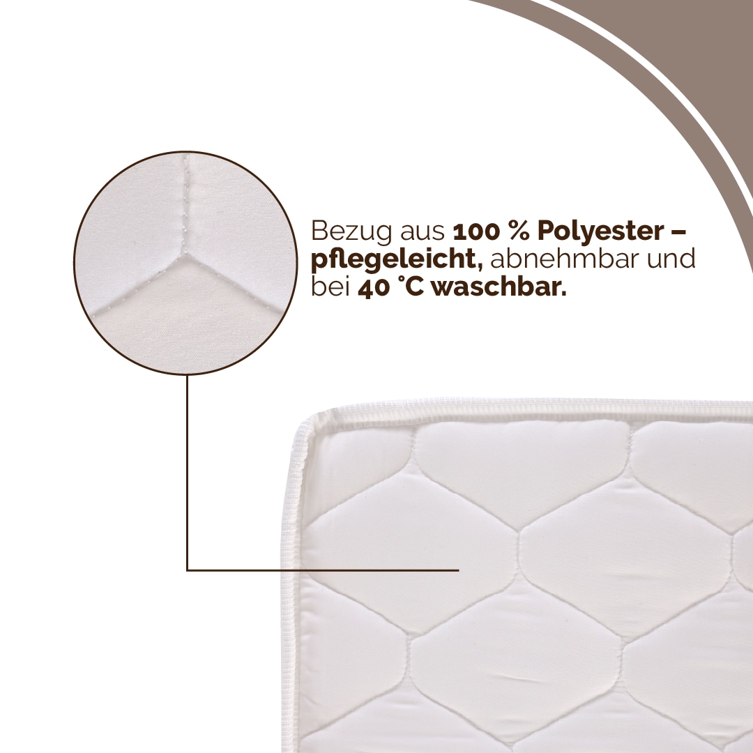 DI QUATTRO Komfortschaummatratze »Matratze Caravan« 10 cm hoch Raumgewicht: 28 kg/m³ 1 Stk. tlg. Matratze in verschiedenen Größen erhältlich, atmungsaktive Matratze