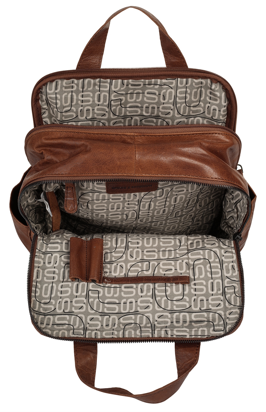 Spikes & Sparrow Cityrucksack, echt Leder