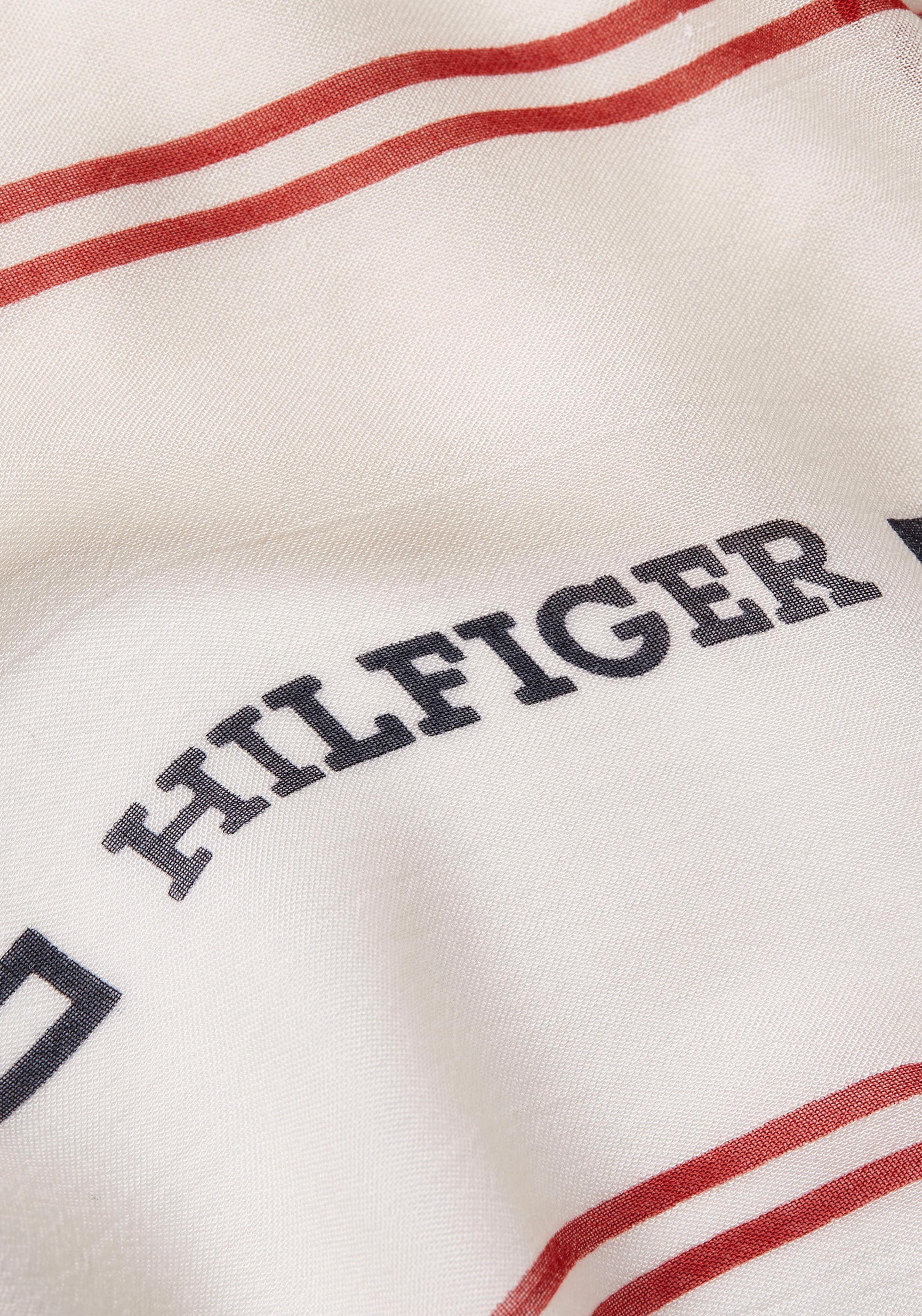 Tommy Hilfiger Modeschal »ESSENTIAL FLAG SCARF«, mit Logoschriftzug