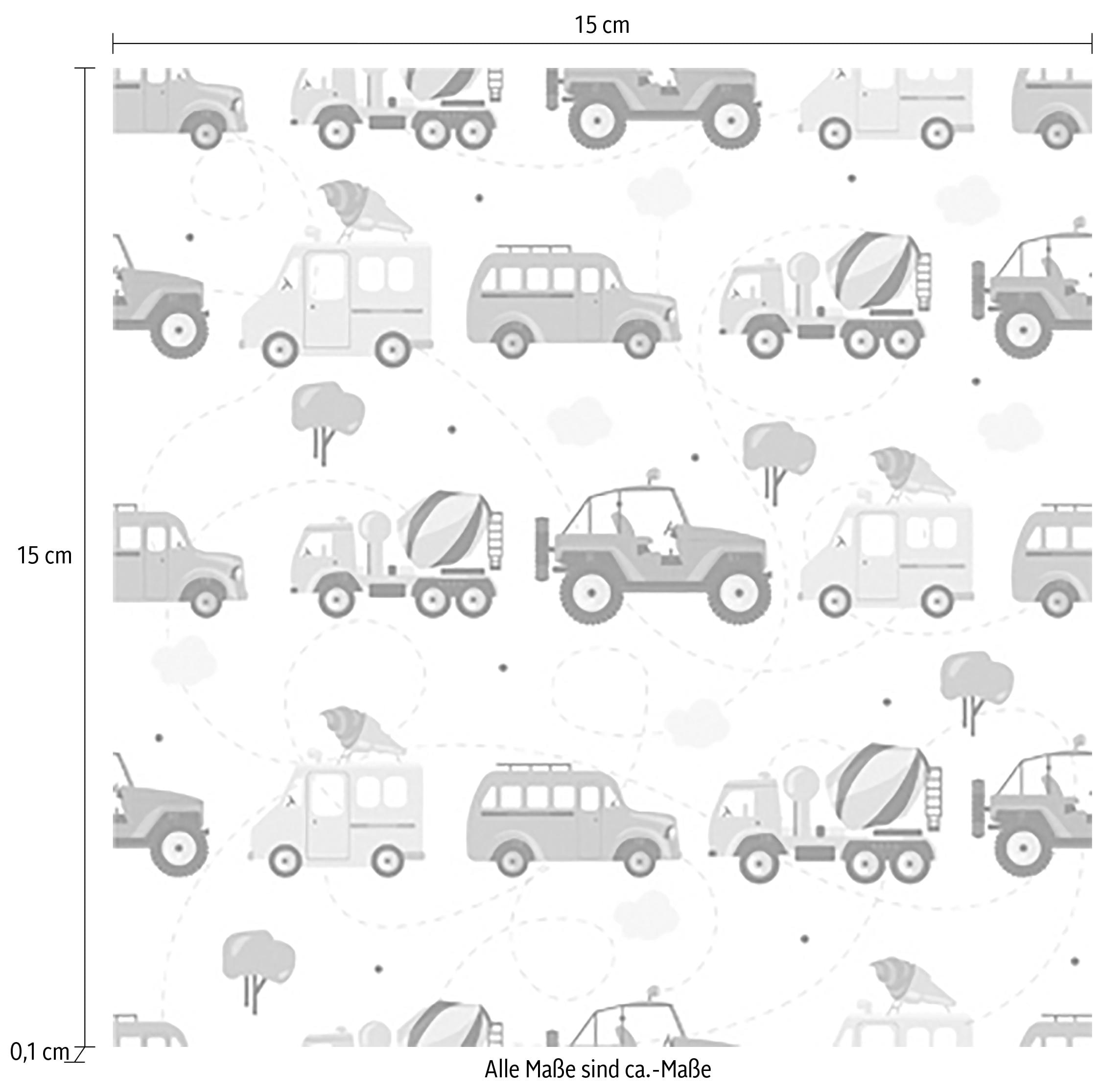 queence Fliesenaufkleber »Fahrzeuge«, Stickerfliesen, selbstklebend, Sticker, 12er Set