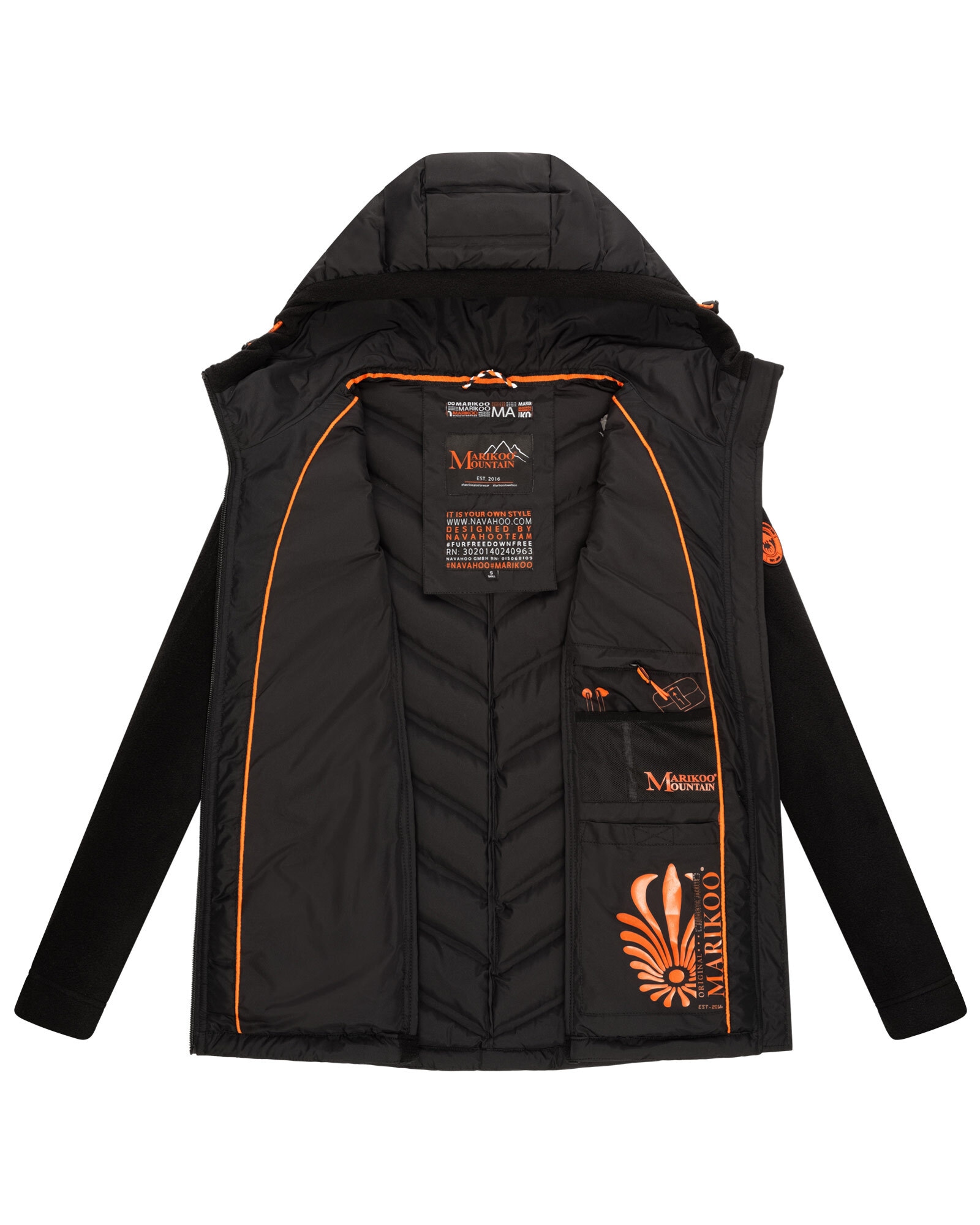 Marikoo Outdoorjacke »Marikoo Mountain Mount Haruna Damen Jacke B929«