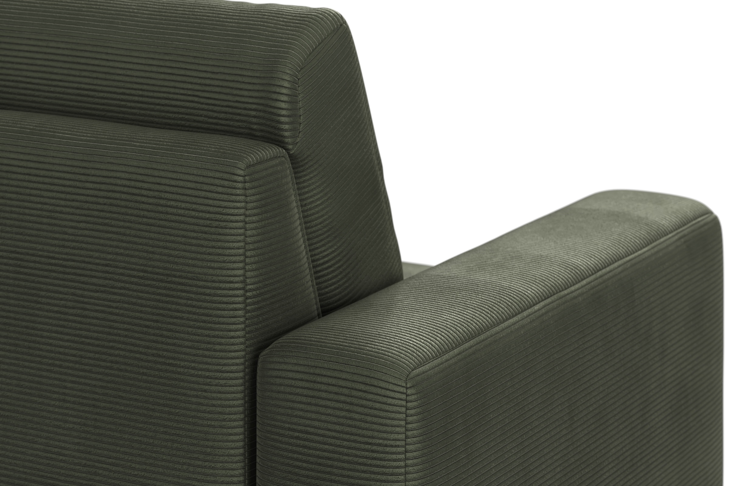 Home affaire Ecksofa »Summer L-Form« mit Ottomane, wahlweise mit Bettfunktion und Bettkasten, Cord-Bezug