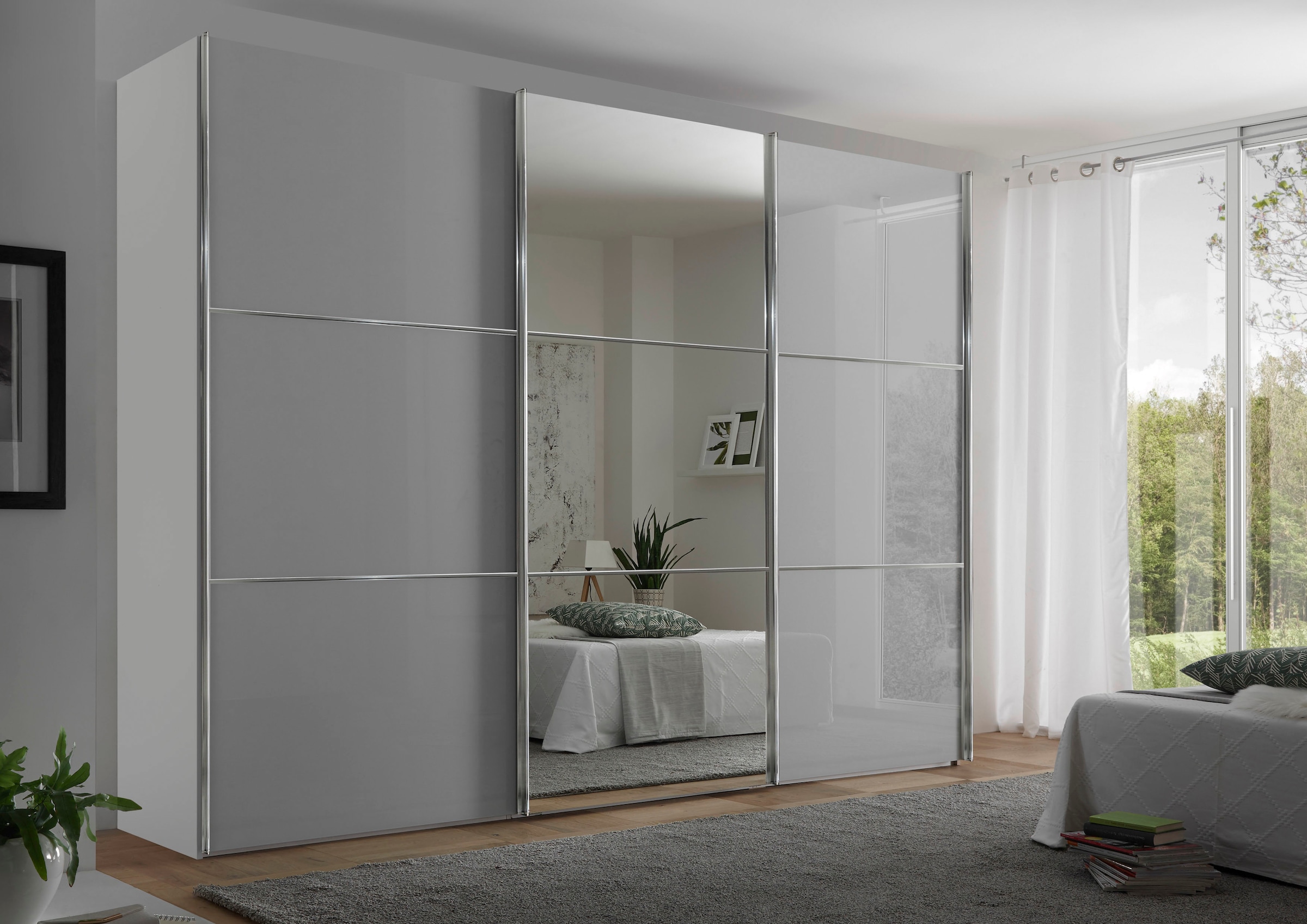 STAUD Schwebetürenschrank »Includo Glas, Made in Germany«