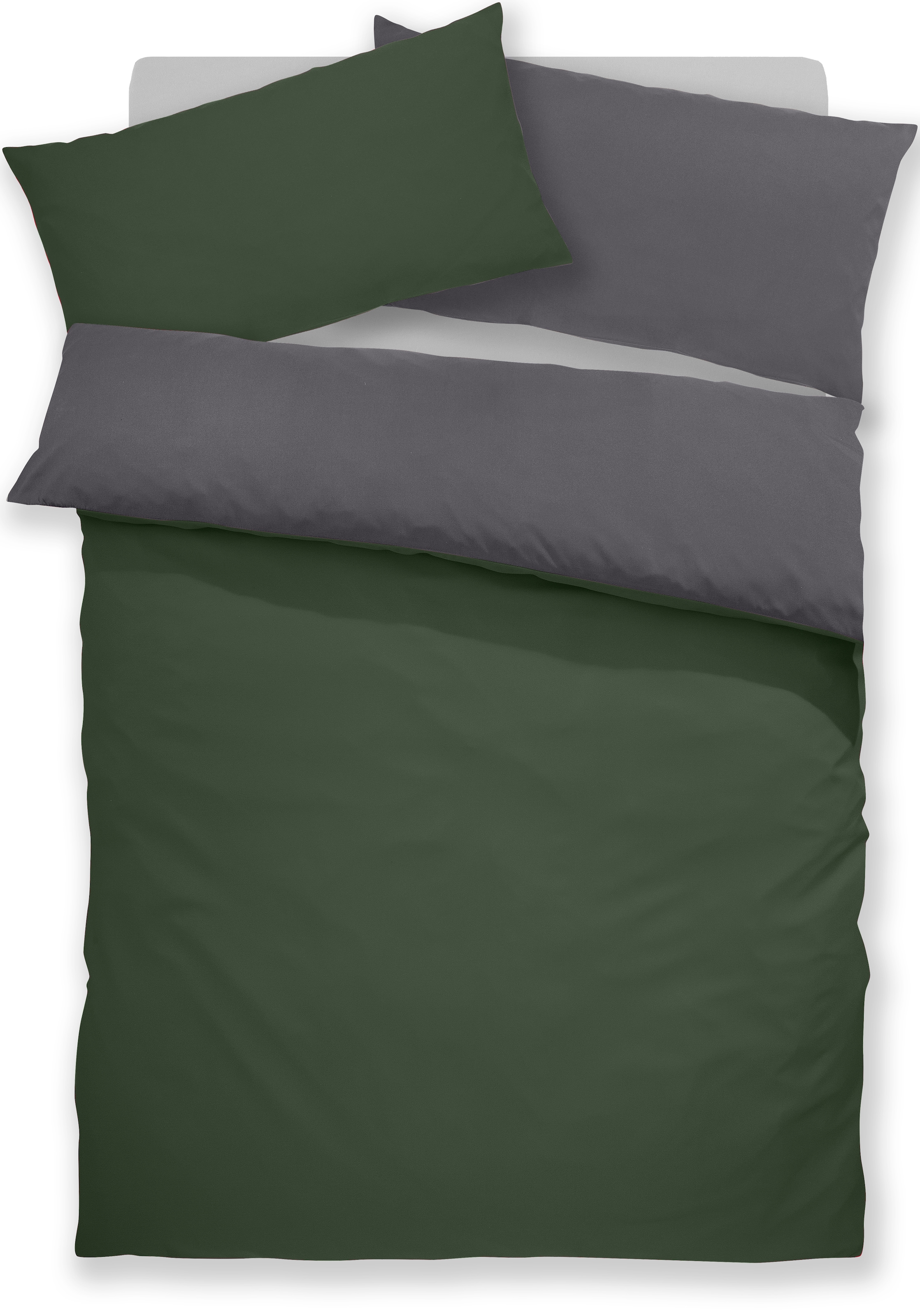OTTO home Bettwäsche »Desner2« 2 Stk. Premium Qualität, sehr weich, uni, ab 135x200 cm
