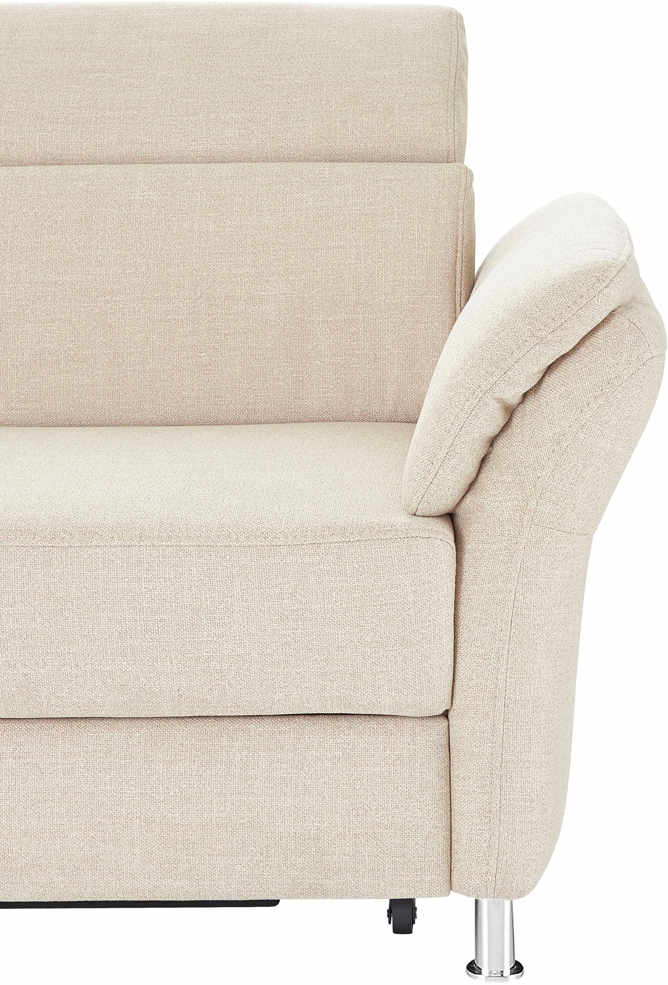 sit&more Ecksofa »Avignon L-Form«, inklusive Kopfteilverstellung, wahlweise mit Bettfunktion