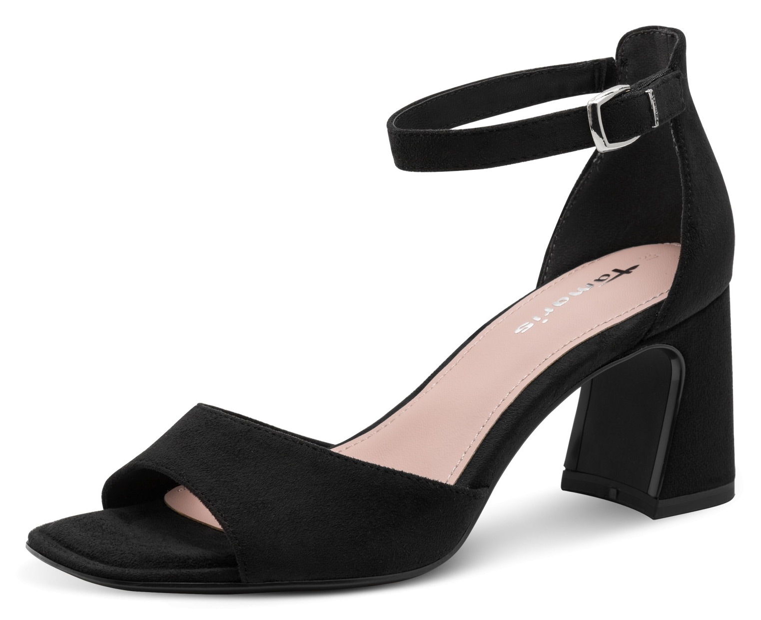 Tamaris Sandalette  Blockabsatz, Riemchensandale, Sommerschuh in veganer Verarbeitung