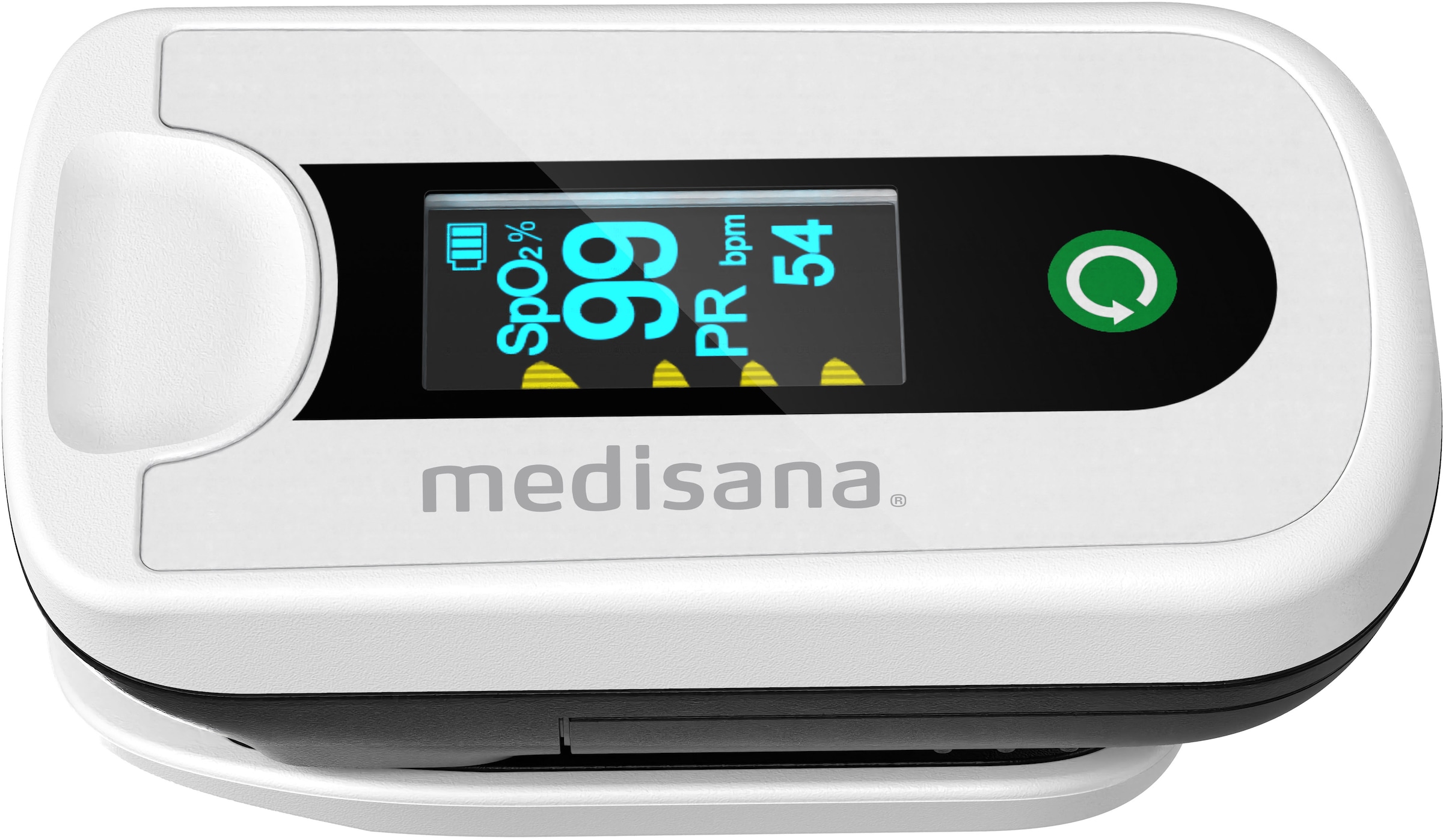 Medisana Pulsoximeter »PM 180«, Blutsauerstoffsättigung, Herzfrequenz,zertifiziertes Medizinprodukt