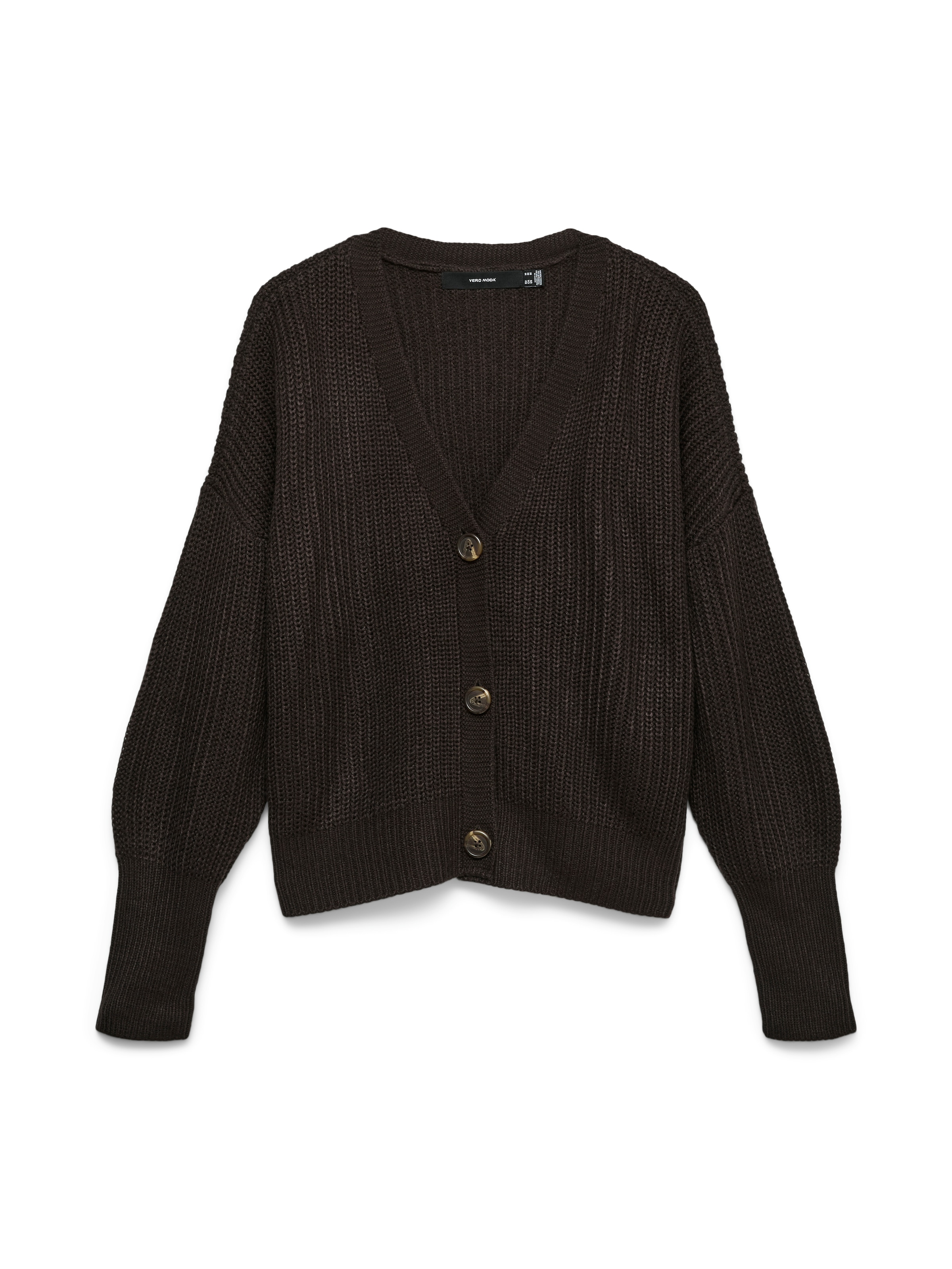Vero Moda Strickjacke »VMLEA LS V-NECK CUFF CARDIGAN NOOS« Kunstfaser, regular fit