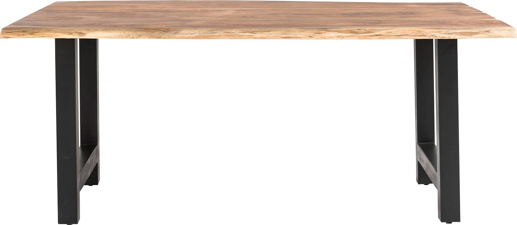 SalesFever Essgruppe »Esszimmerausstattung aus Holz und Metall«, (Set, 5 tlg.), Essgruppe im stilvollen Look mit 4 Stühlen
