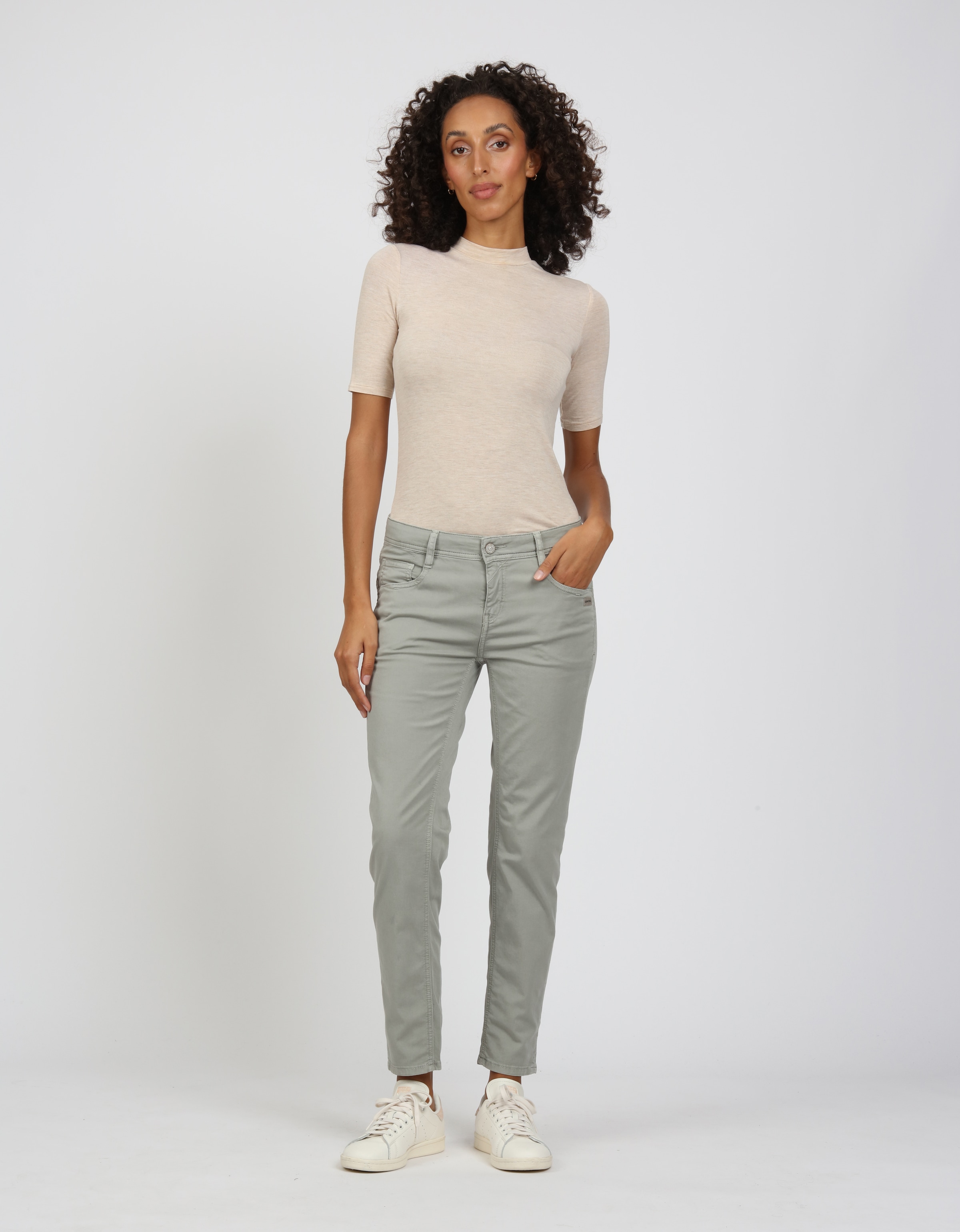 GANG 5-Pocket-Hose »94AMELIE CROPPED«  im Relaxed Fit
