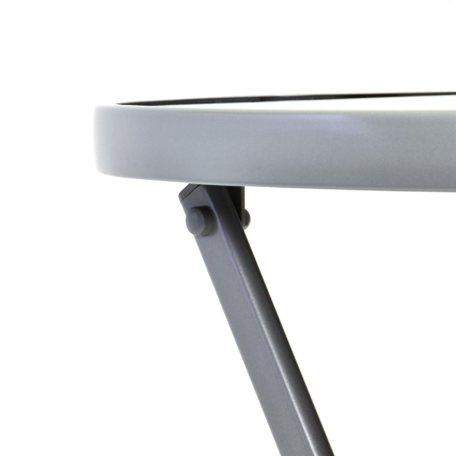 VCM Gartentisch »Bistro Tisch mit Glasplatte, klappbar«