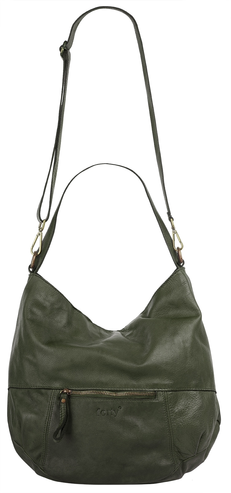 forty° Shopper, echt Leder, Made in Italy