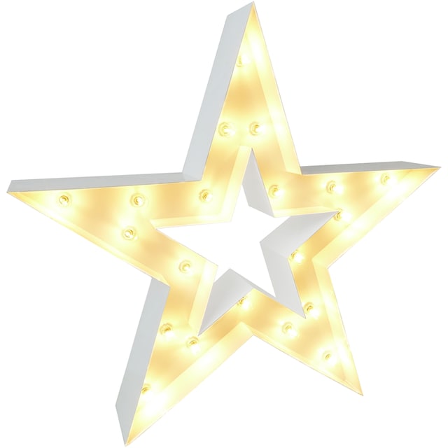 MARQUEE LIGHTS LED Dekolicht »Star«, 20 flammig-flammig, Wandlampe,  Tischlampe Star 20 fLichtquellen E14 (exkl.) - 122x122 cm online kaufen |  mit 3 Jahren XXL Garantie
