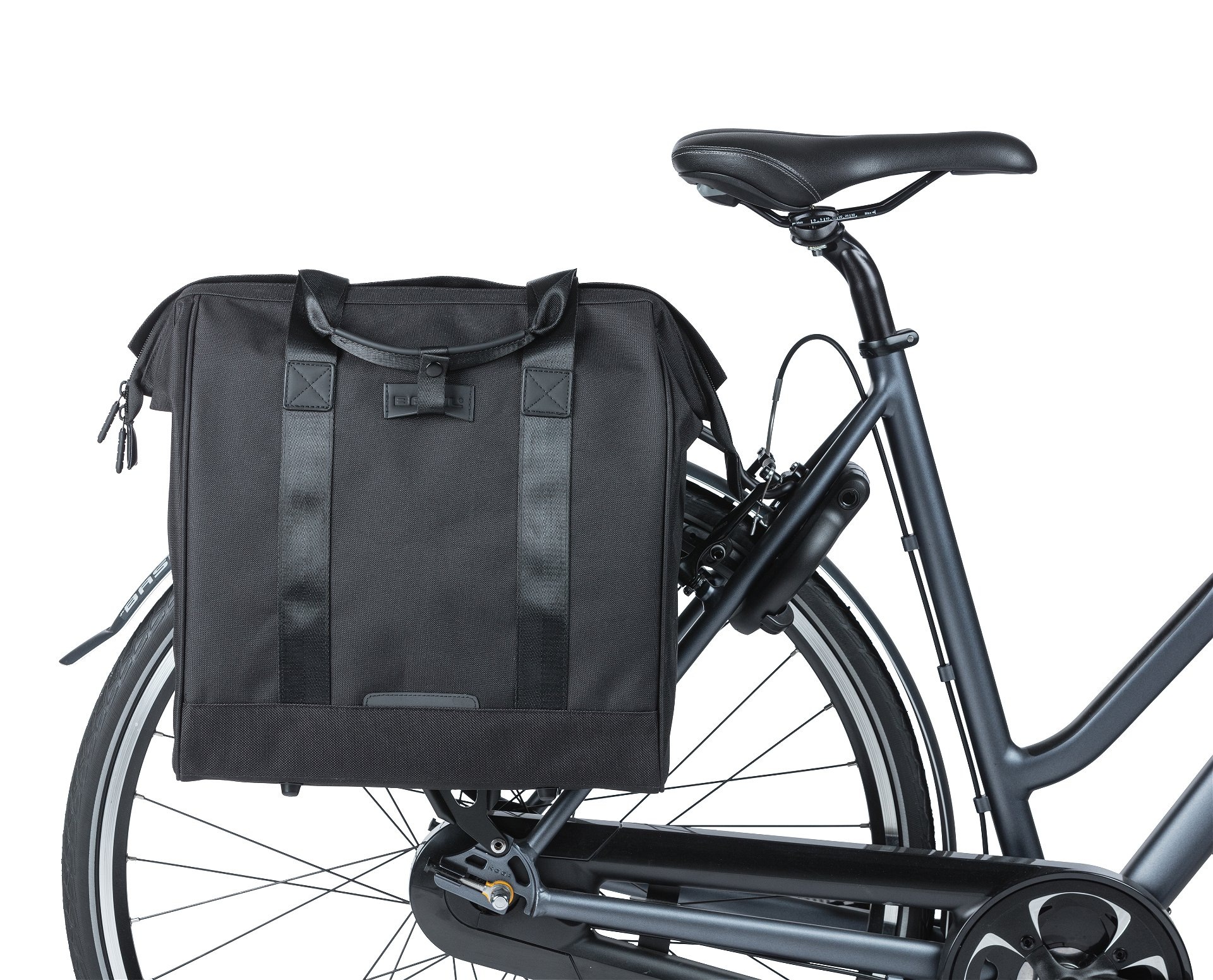 Basil Fahrradtasche »Shoppertasche Grand, schwarz«