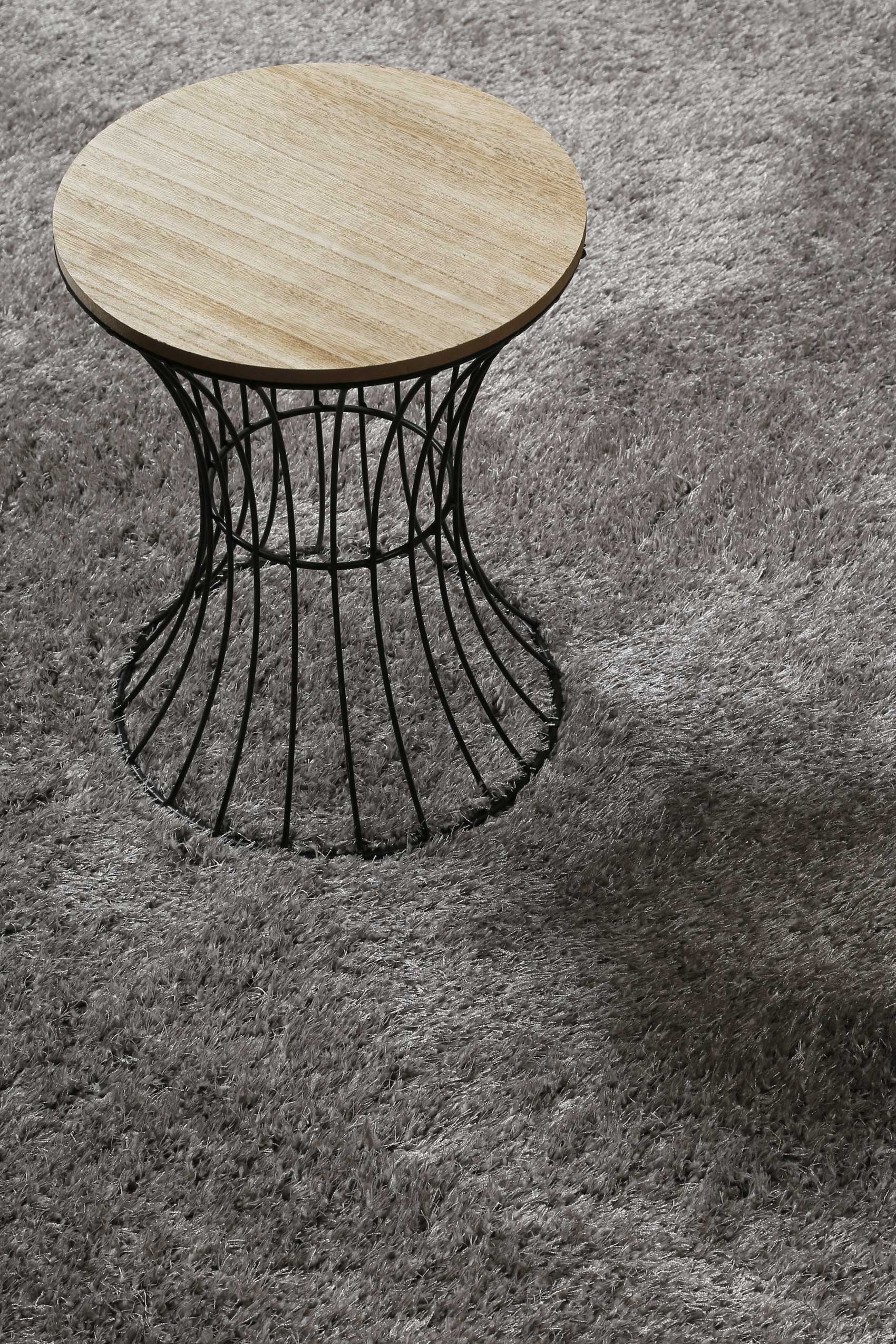 Homie Living Teppich »Flavio«, rund, 30 mm Höhe, Hochflor, gewebt, weich, uni, Wohnzimmer, Schlafzimmer, waschbar
