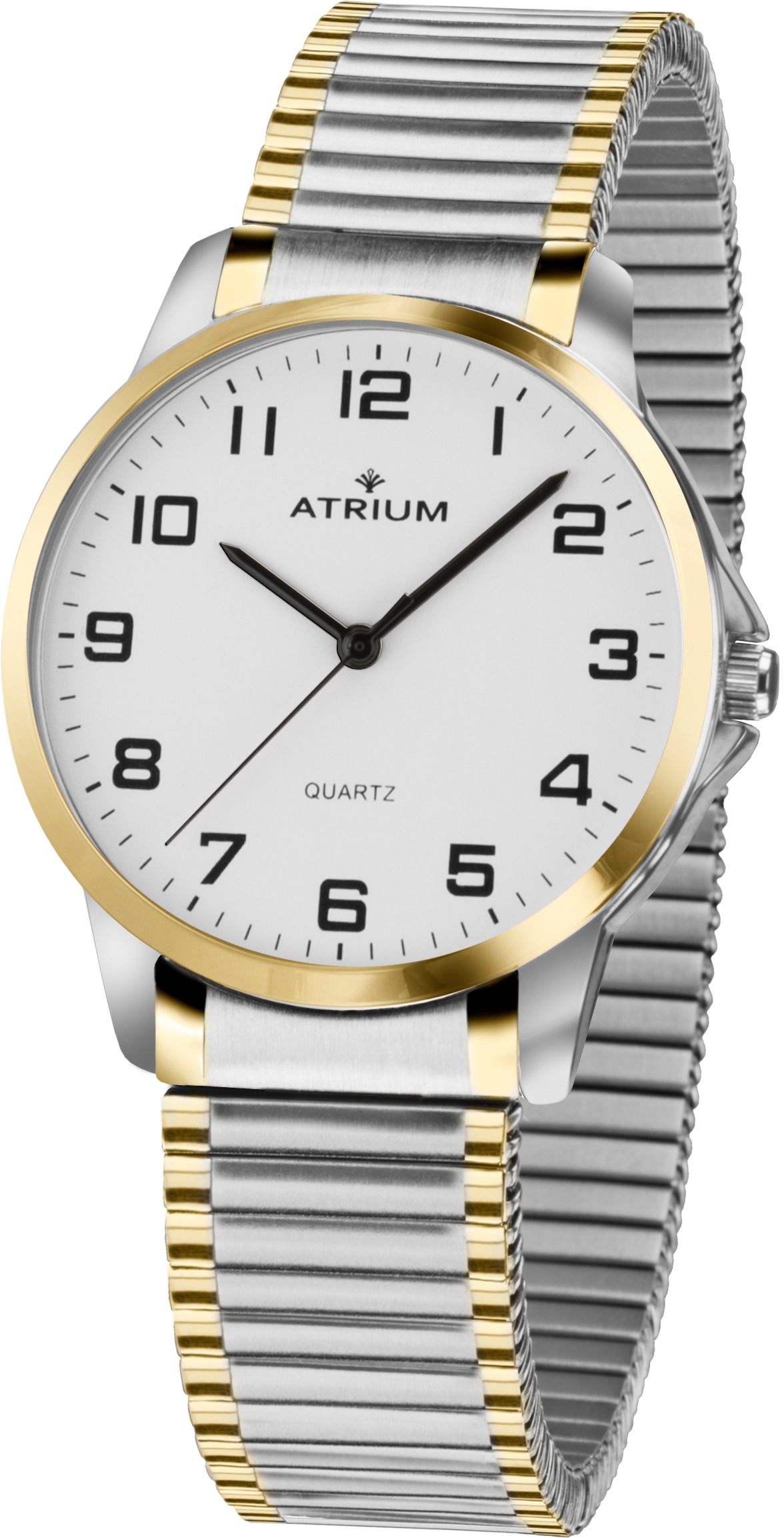 Atrium Quarzuhr »A37-64«, Armbanduhr, Damenuhr, Flexband, Zugband