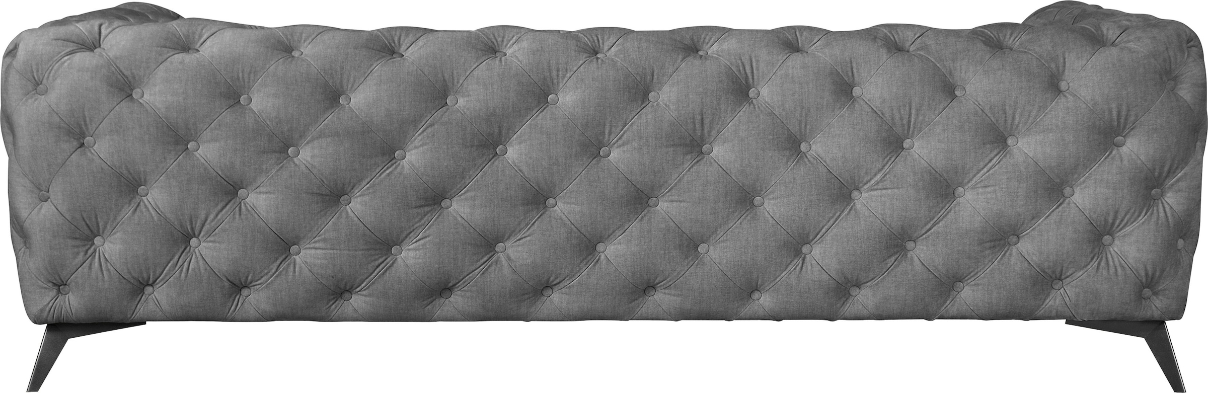 Leonique Chesterfield-Sofa »Glynis«, aufwändige Knopfheftung, moderne Chesterfield Optik, Fußfarbe wählbar