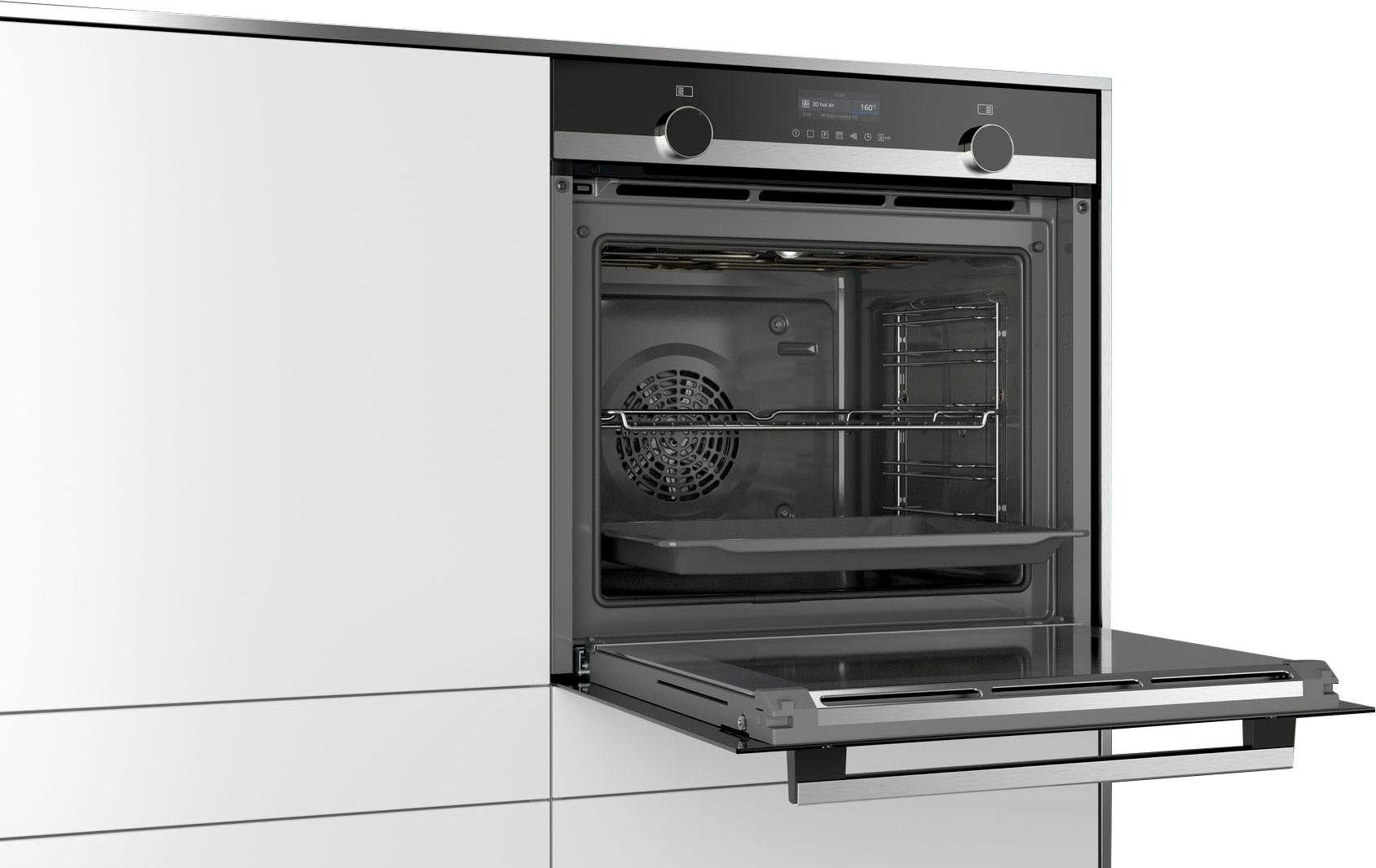 SIEMENS Einbaubackofen »HB579GBS0«, iQ500, HB579GBS0, mit Teleskopauszug nachrüstbar, Pyrolyse ...