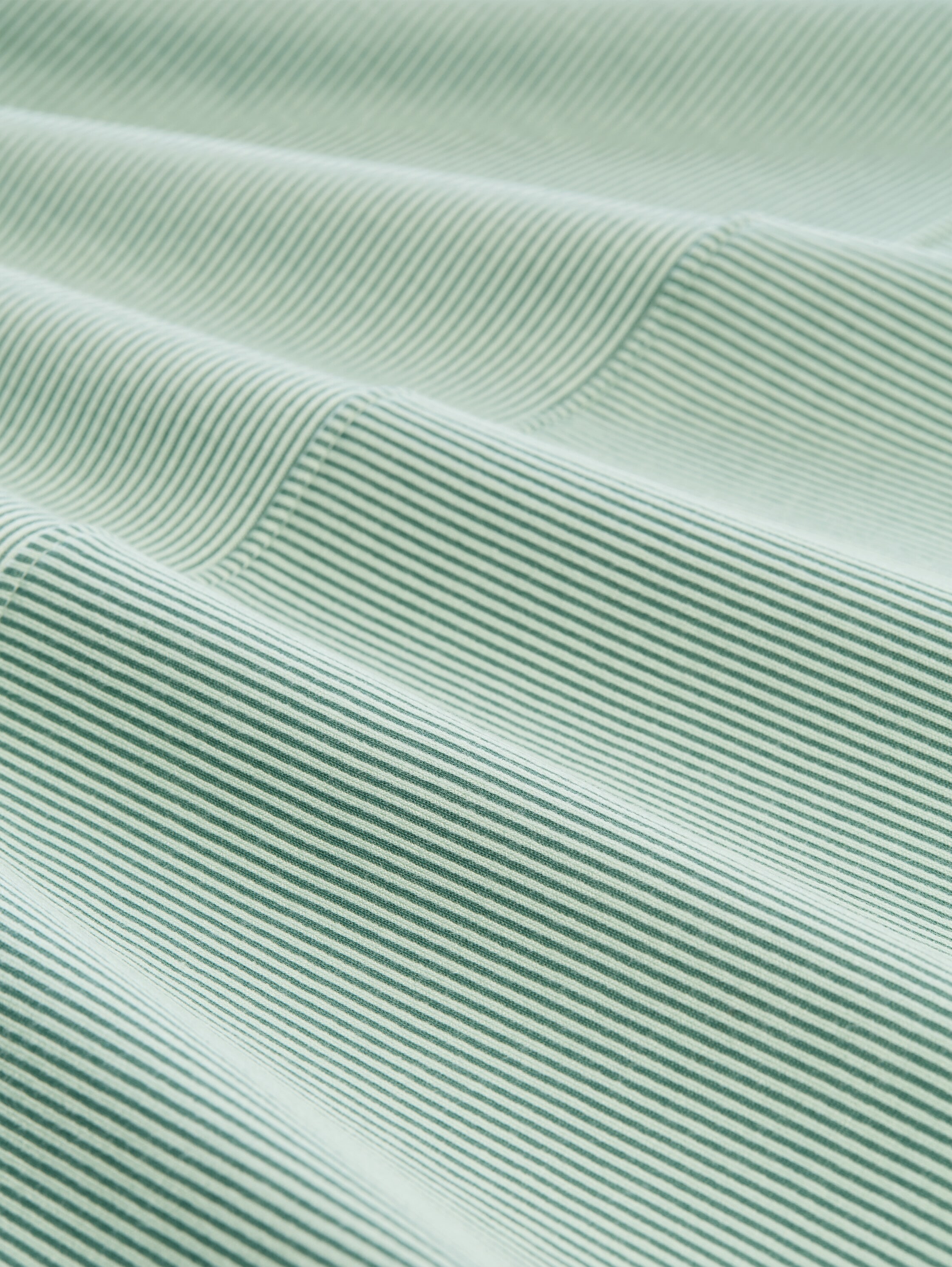 TOM TAILOR Denim Rundhalsshirt Ärmellos im Streifen-Look