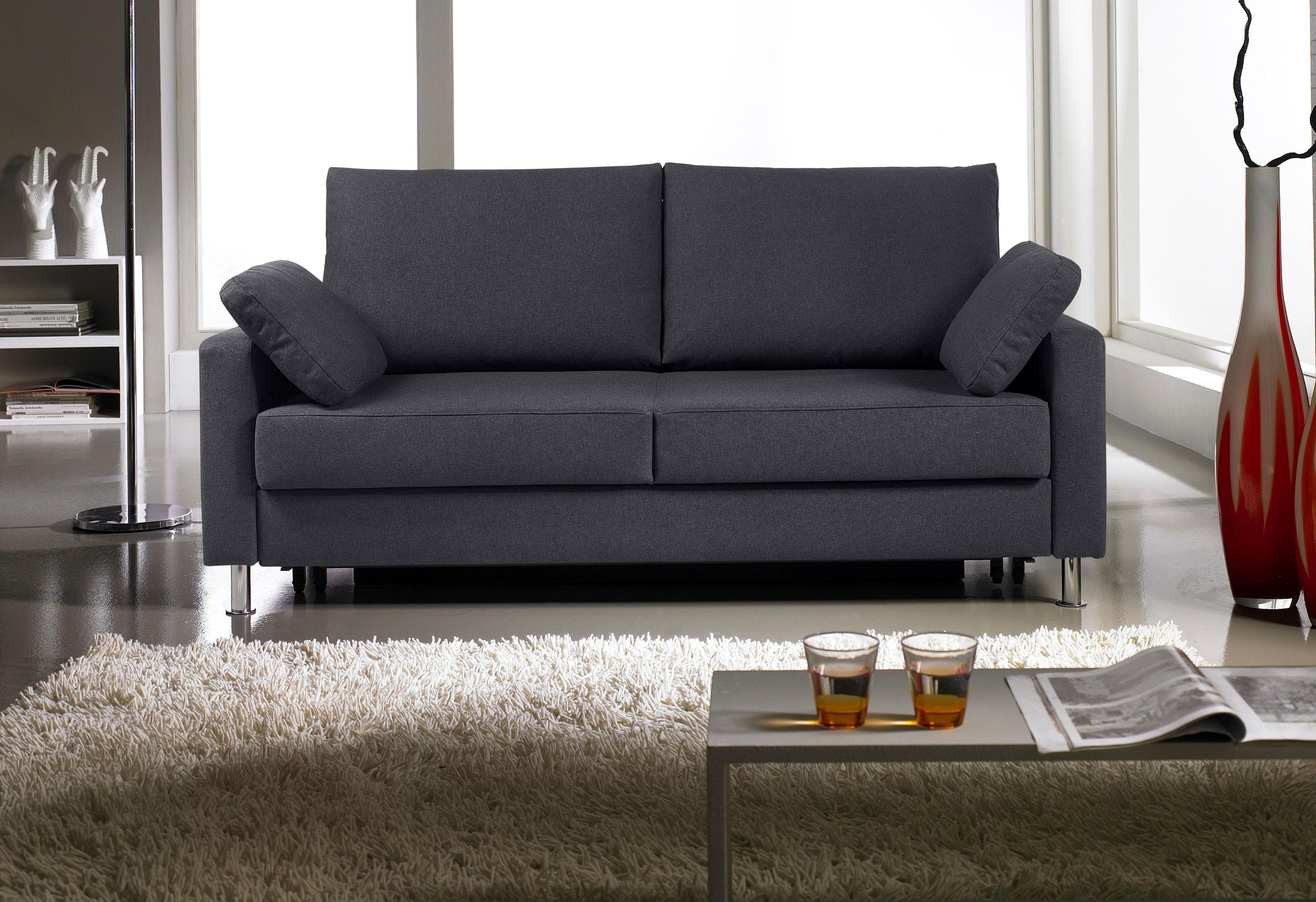 Nias Italia Schlafsofa »Bari«, inklusive Matratze und klappbaren  Bettunterbau, Liegefläche 140/208 cm online kaufen | UNIVERSAL | Alle Sofas