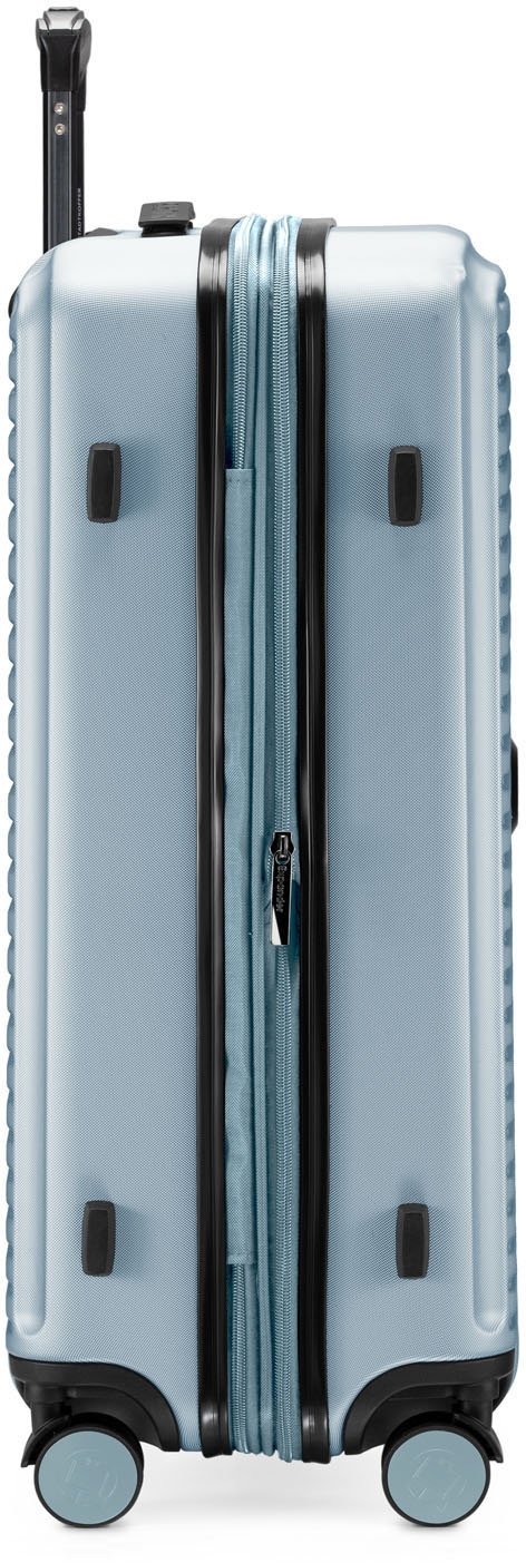 Hauptstadtkoffer Hartschalen-Trolley »Mitte, pool blue, 68 cm«, 4 Rollen, Hartschalen-Koffer Reisegepäck TSA Schloss Volumenerweiterung