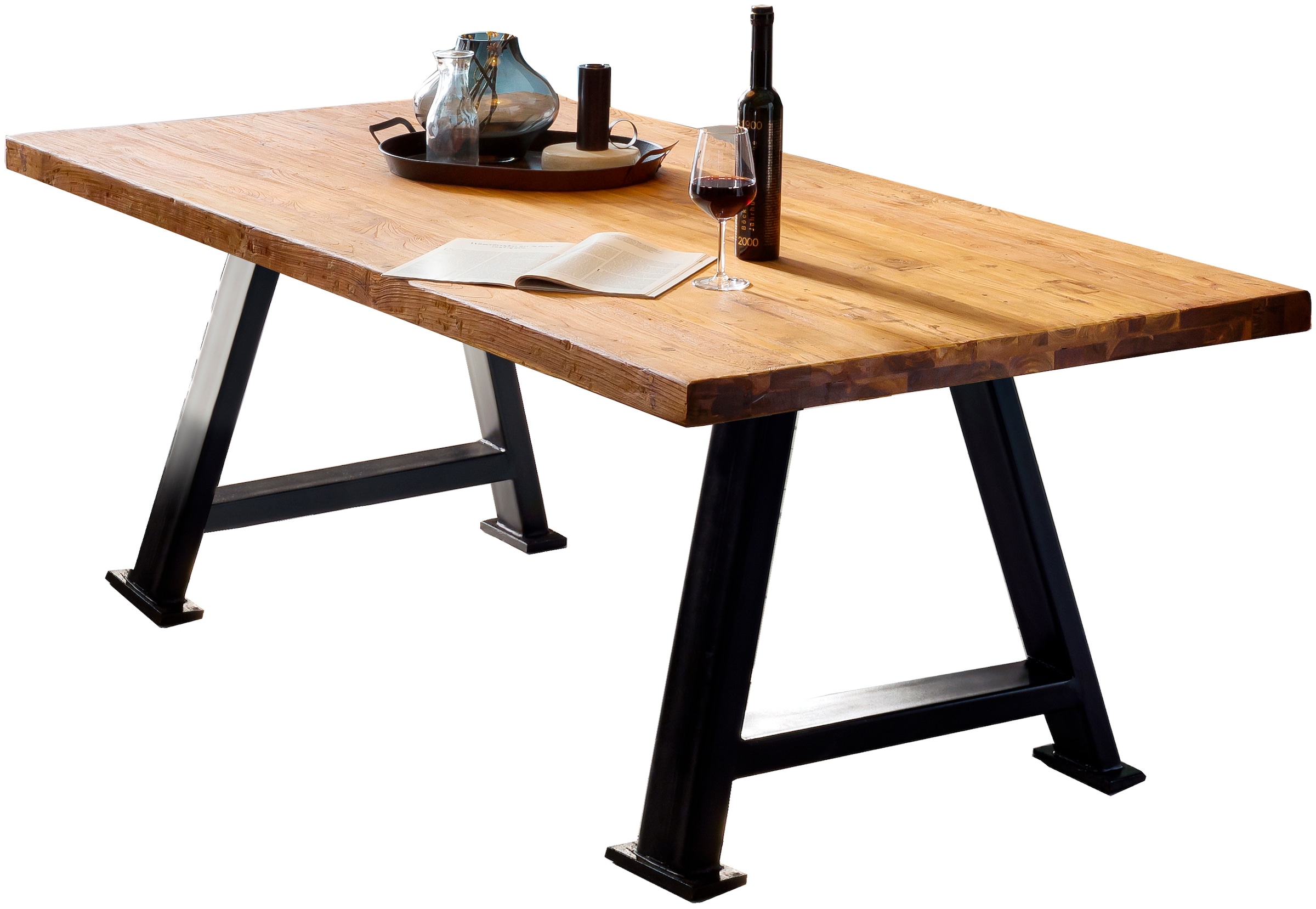 SIT Tischplatte, aus recyceltem Teakholz